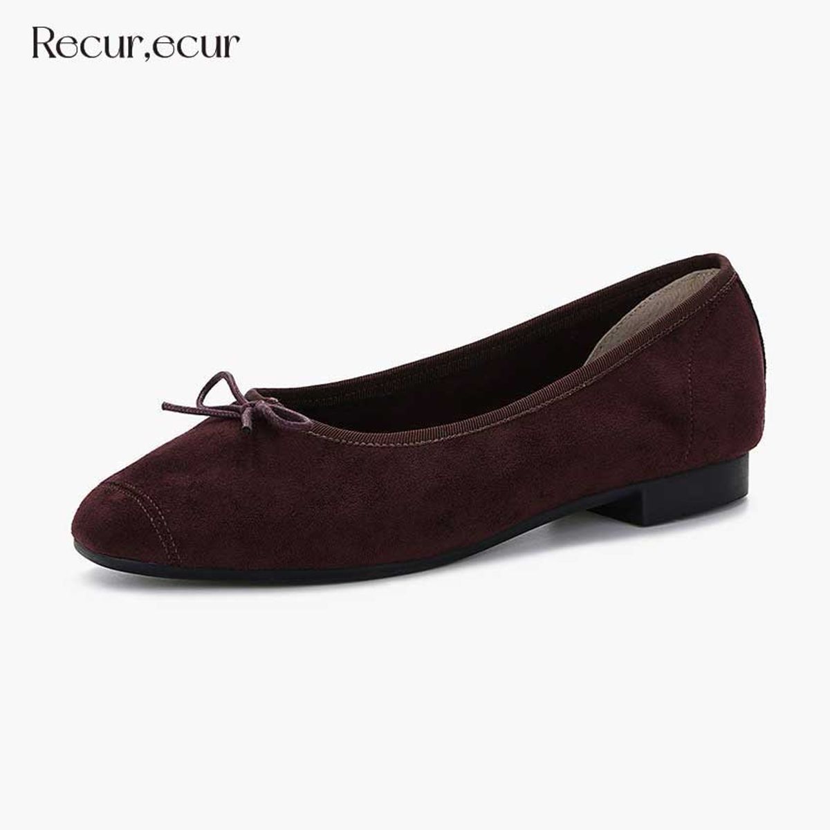 르쿠어에쿠어(RECUR ECUR) [마레 라인] 1358 르쿠어 에쿠어 지젤 플랫 퍼플
