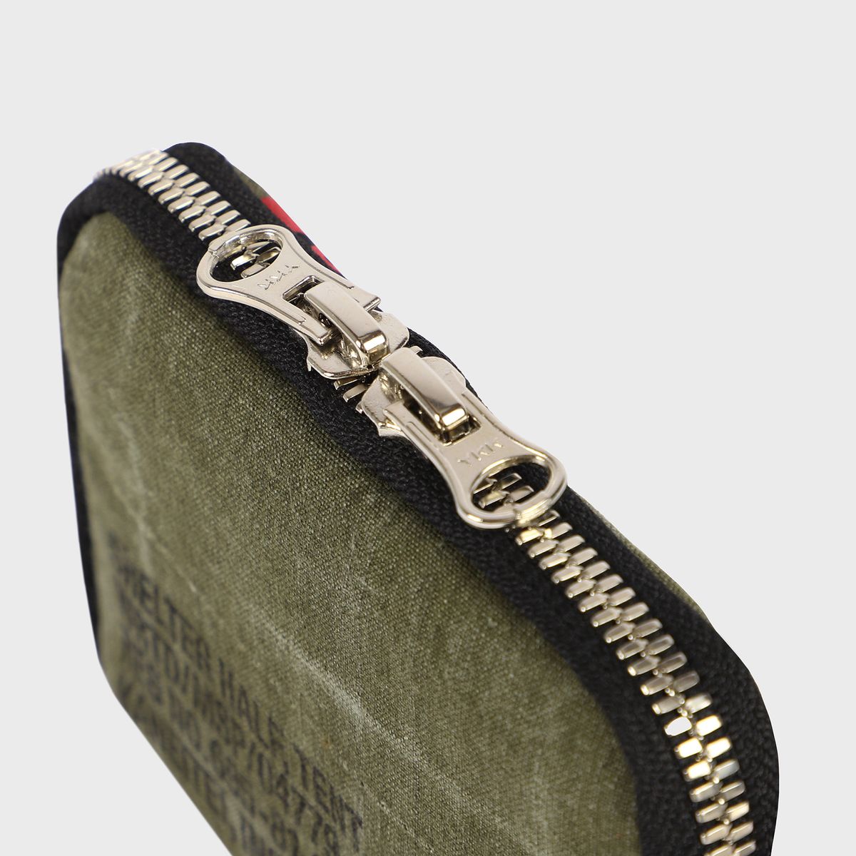 카네이테이(KANEITEI) SEI ZIP WALLET S (OLIVE DRAB) / UPCYCLED