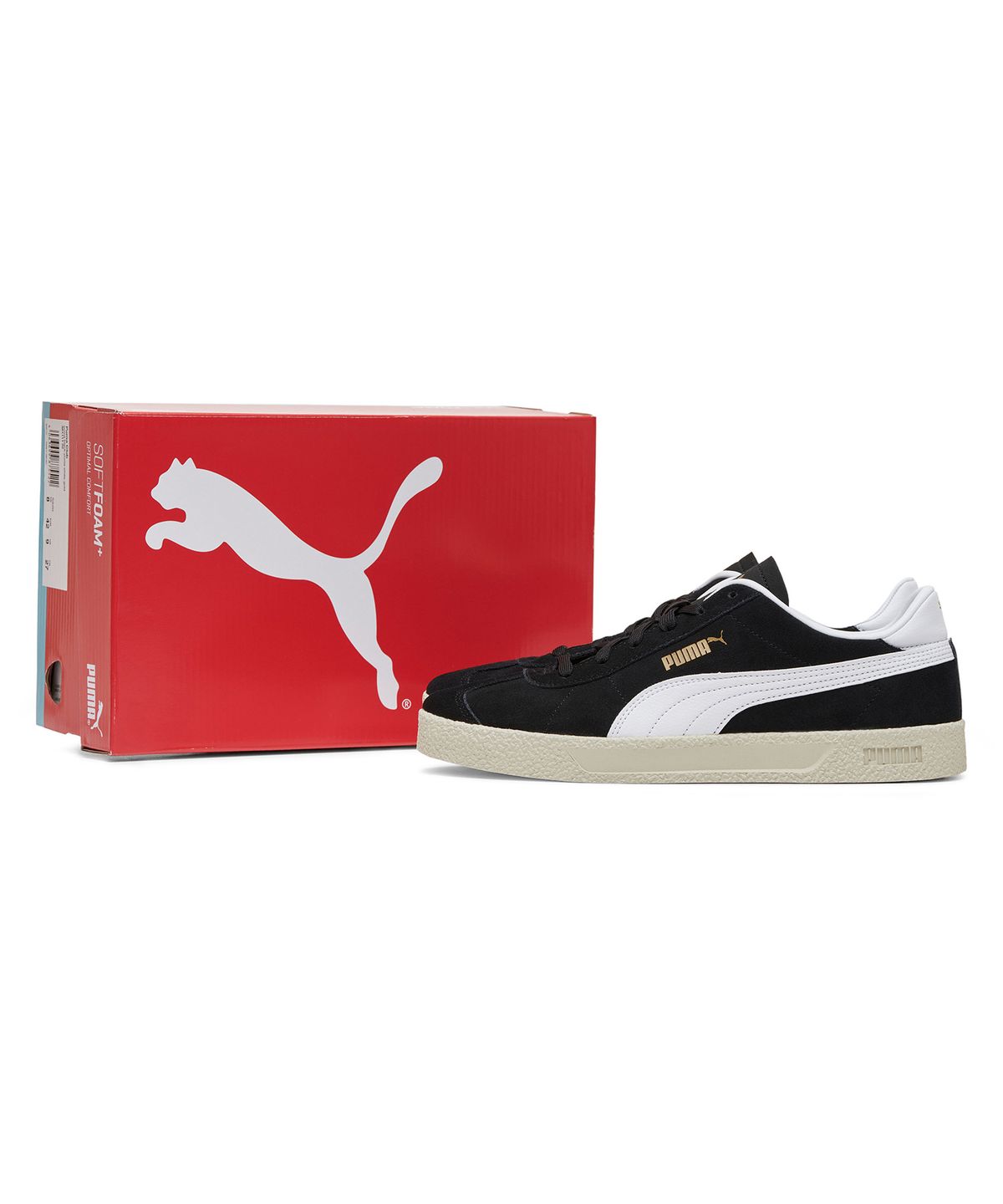 푸마(PUMA) 푸마 클럽 - 블랙:화이트:골드/ 381111-02