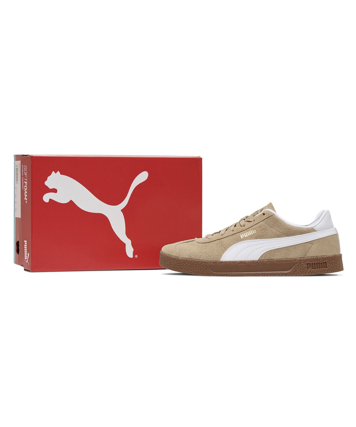 푸마(PUMA) 푸마 클럽 - 브라운:화이트:골드/ 381111-05
