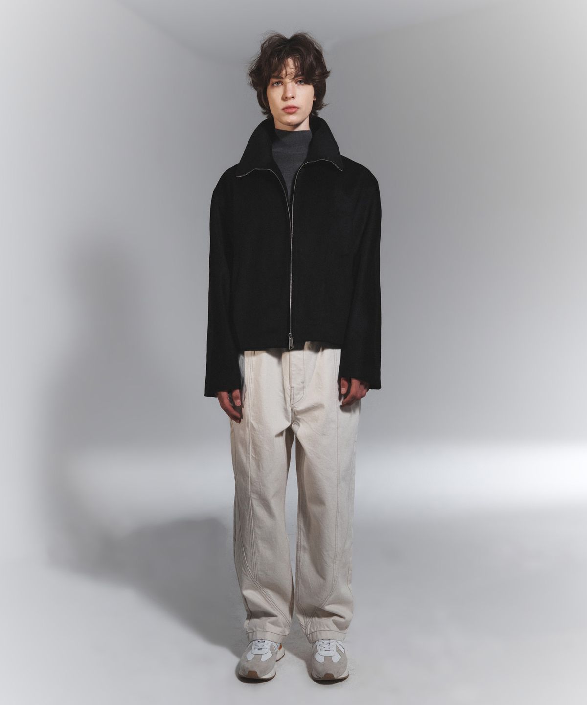 나이트플로우(NIGHT FLOW) Essential Classic Wool Jacket (BLACK)