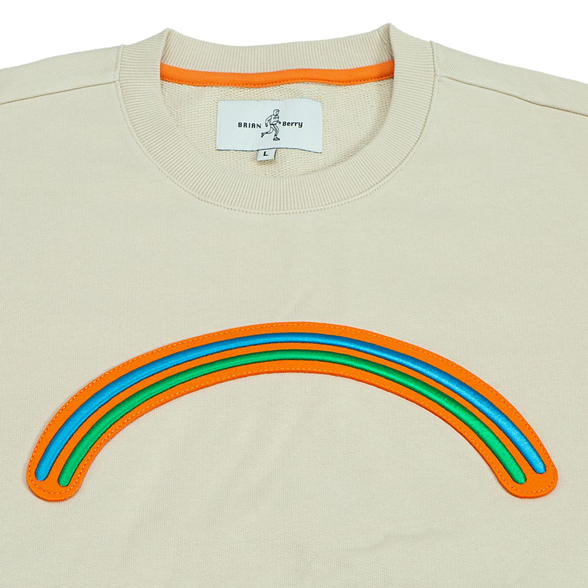브라이언베리(BRIAN BERRY) ARC LOGO T-SHIRTS_L/BEIGE