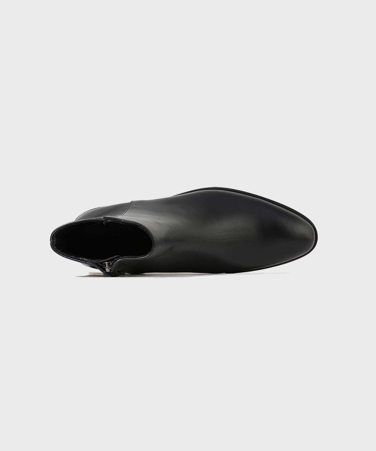 피렌체 아뜨리에(FIRENZE ATELIER) 히든지퍼 디테일 슬림토 앵클부츠 3343 [BLACK FG]