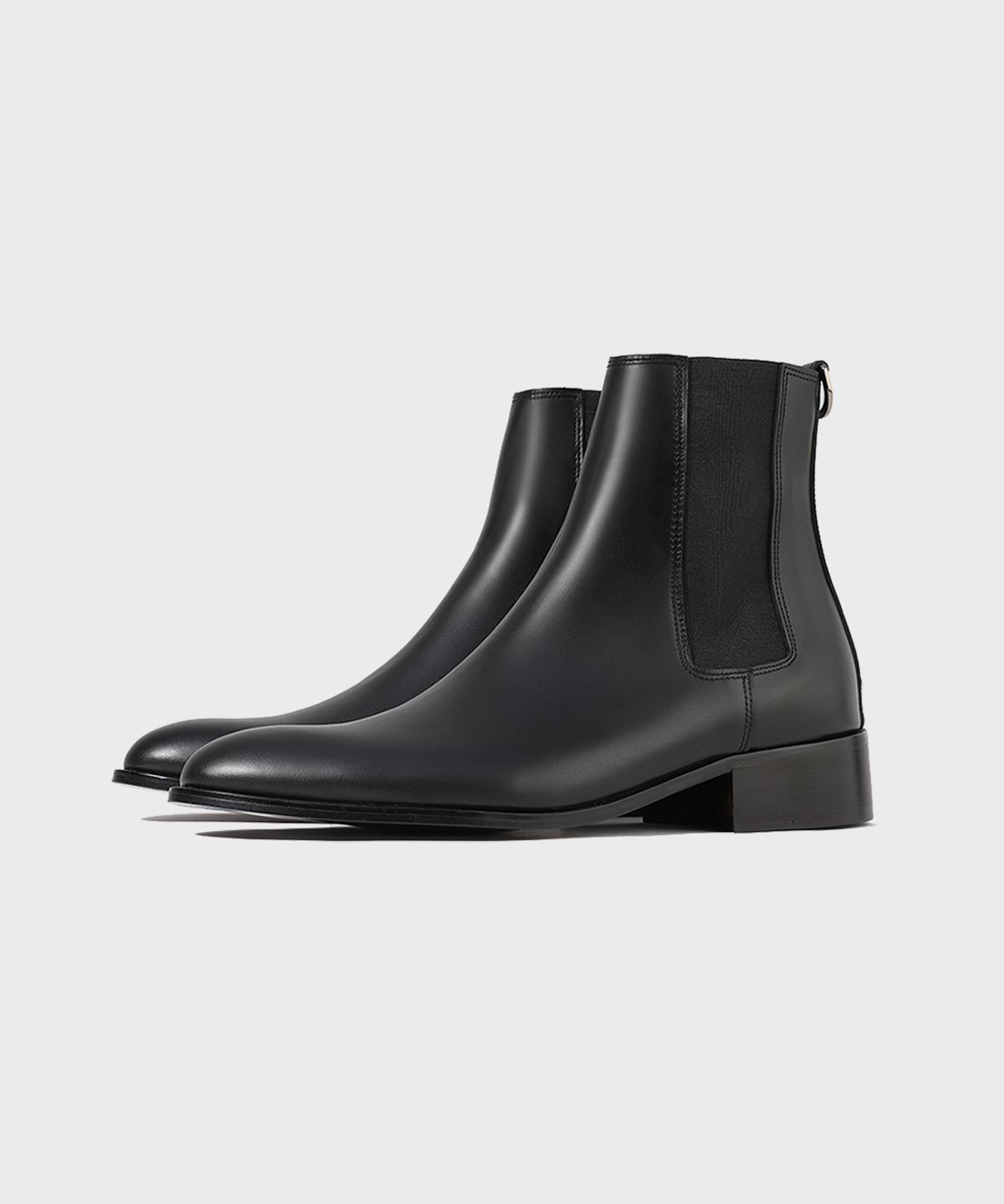 피렌체 아뜨리에(FIRENZE ATELIER) 하이 앵클라인 슬림토 첼시부츠 3342 [BLACK FG]