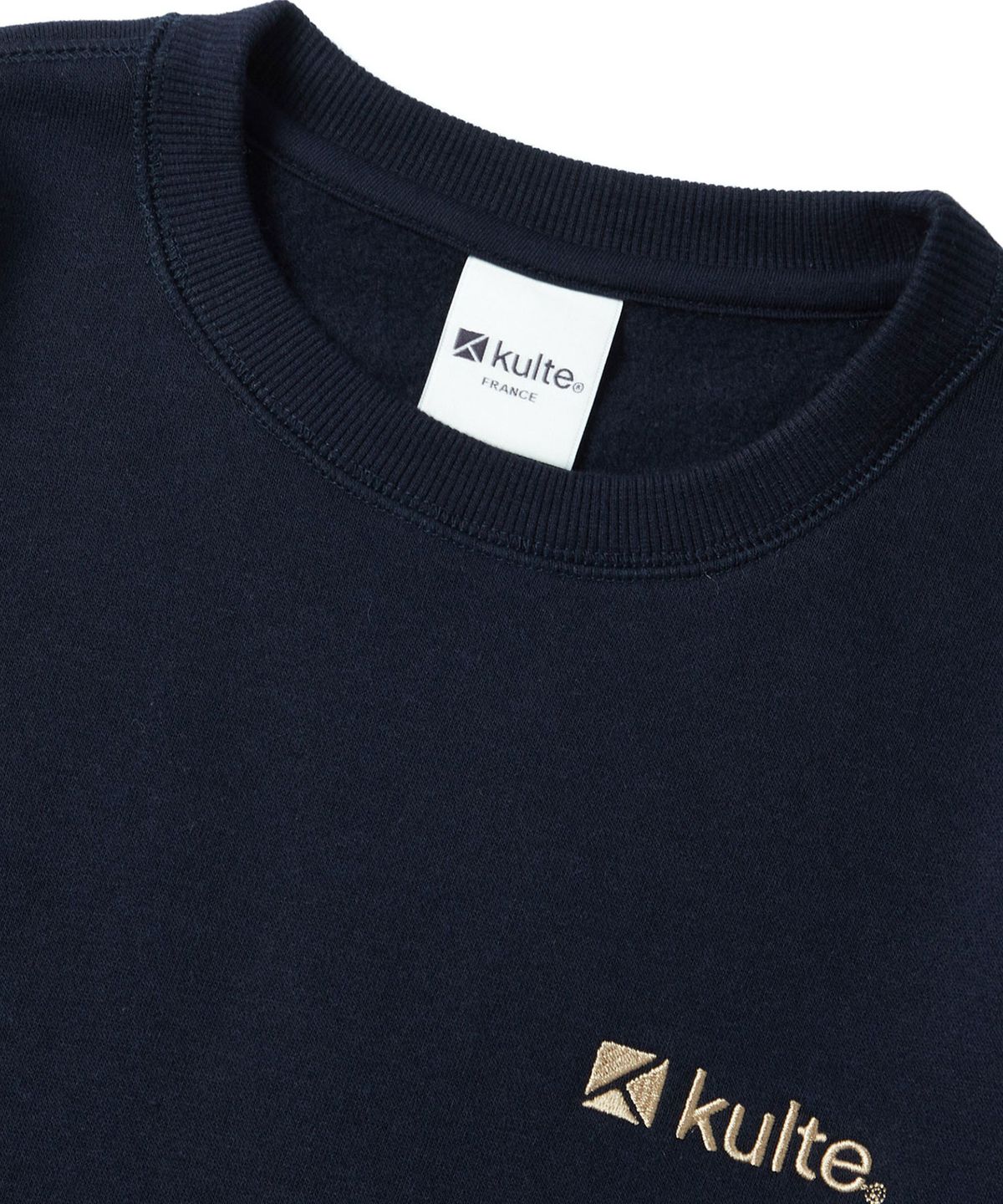 쿨트(KULTE) 810 스탠다드핏 래더 아이콘 스웨트 셔츠 맨투맨 네이비