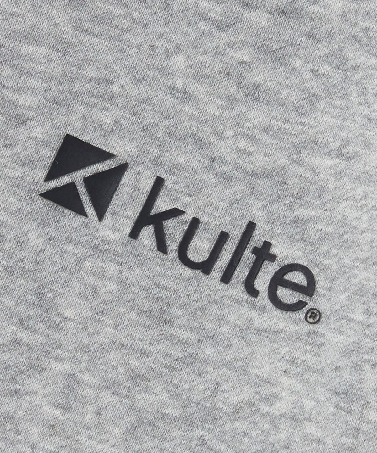 쿨트(KULTE) 811 스탠다드핏 래더 아이콘 스웨트 셔츠 맨투맨 멜란지그레이