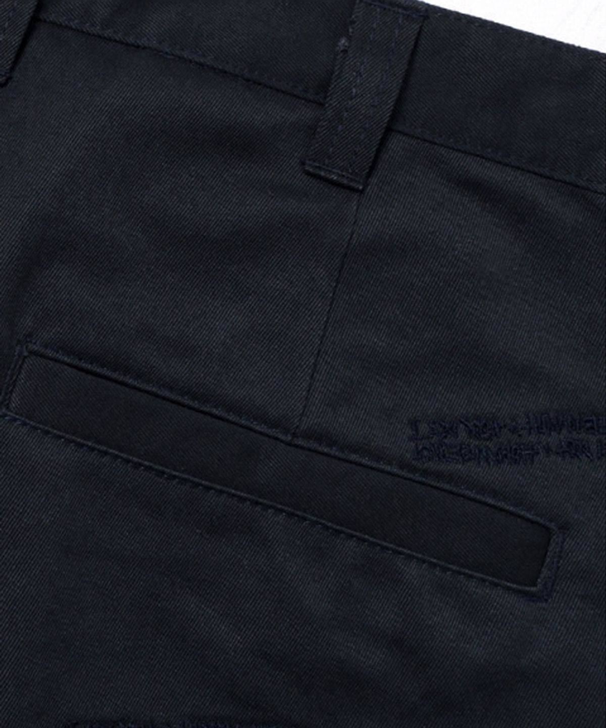 아임낫어휴먼비잉(I AM NOT A HUMAN BEING) LOGO ALLOVER WORK PANTS - NAVY