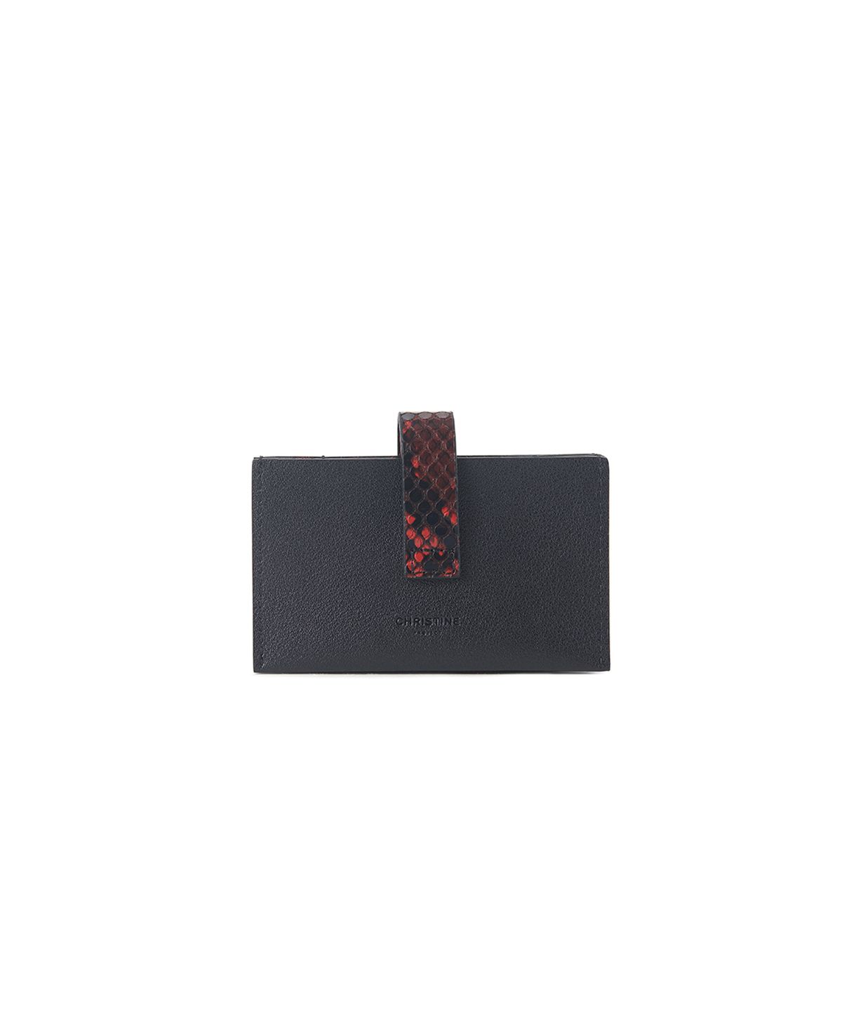 크리스틴프로젝트(CHRISTINE PROJECT) ACCORDION CARD WALLET(CHERRY)