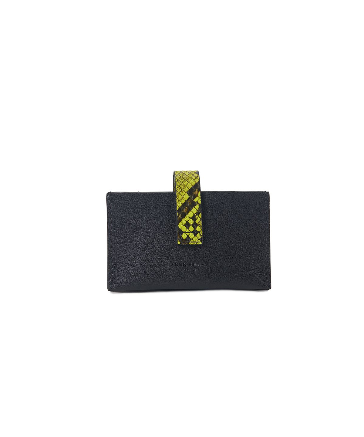 크리스틴프로젝트(CHRISTINE PROJECT) ACCORDION CARD WALLET(LIME)