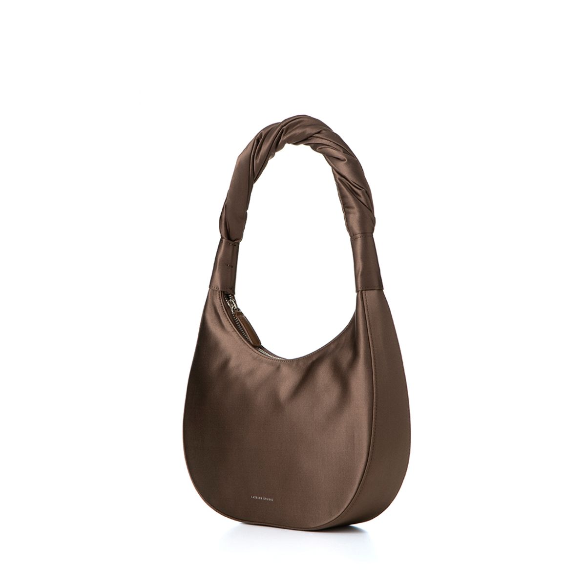 레이트리 스튜디오(LATELEE STUDIO) PRETZEL BAG/ Silk Brown
