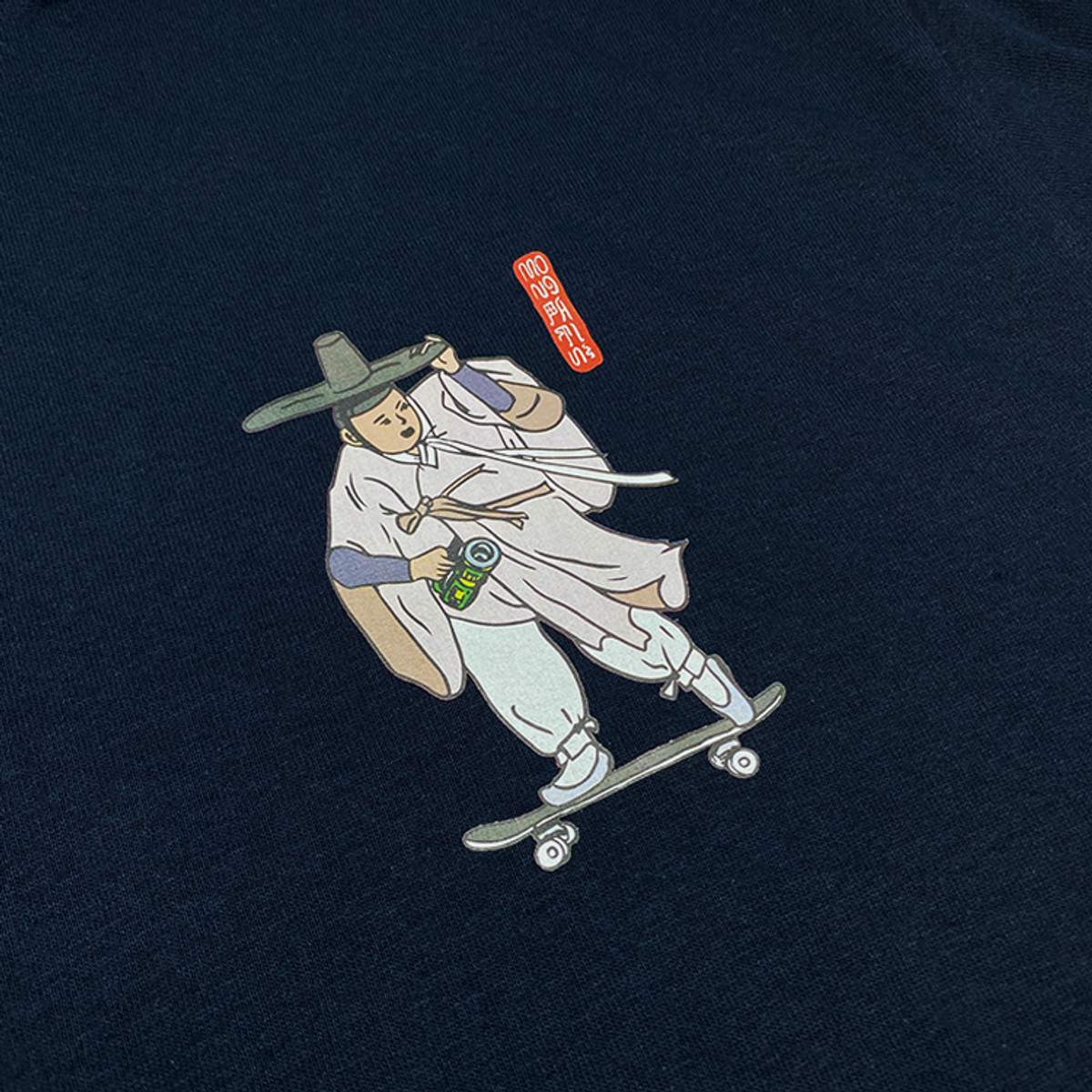 모노파틴(MONOPATIN) seonbi filming shirt – navy