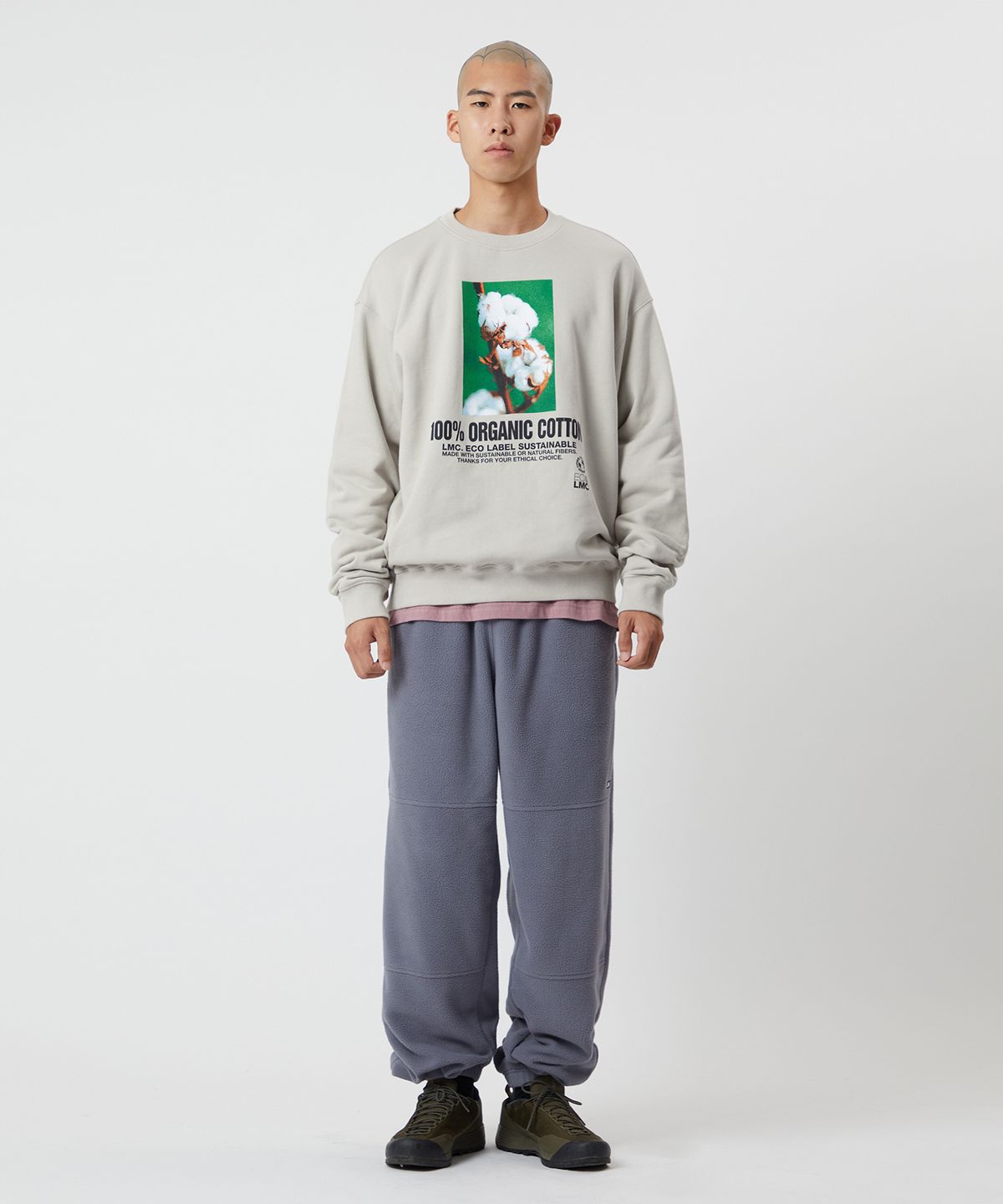 엘엠씨(LMC) LMC 100PCT ORGANIC SWEATSHIRT sand