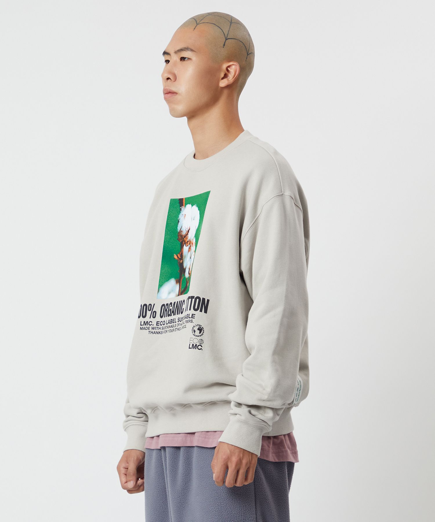 MUSINSA | LMC LMC 100PCT ORGANIC SWEATSHIRT sand
