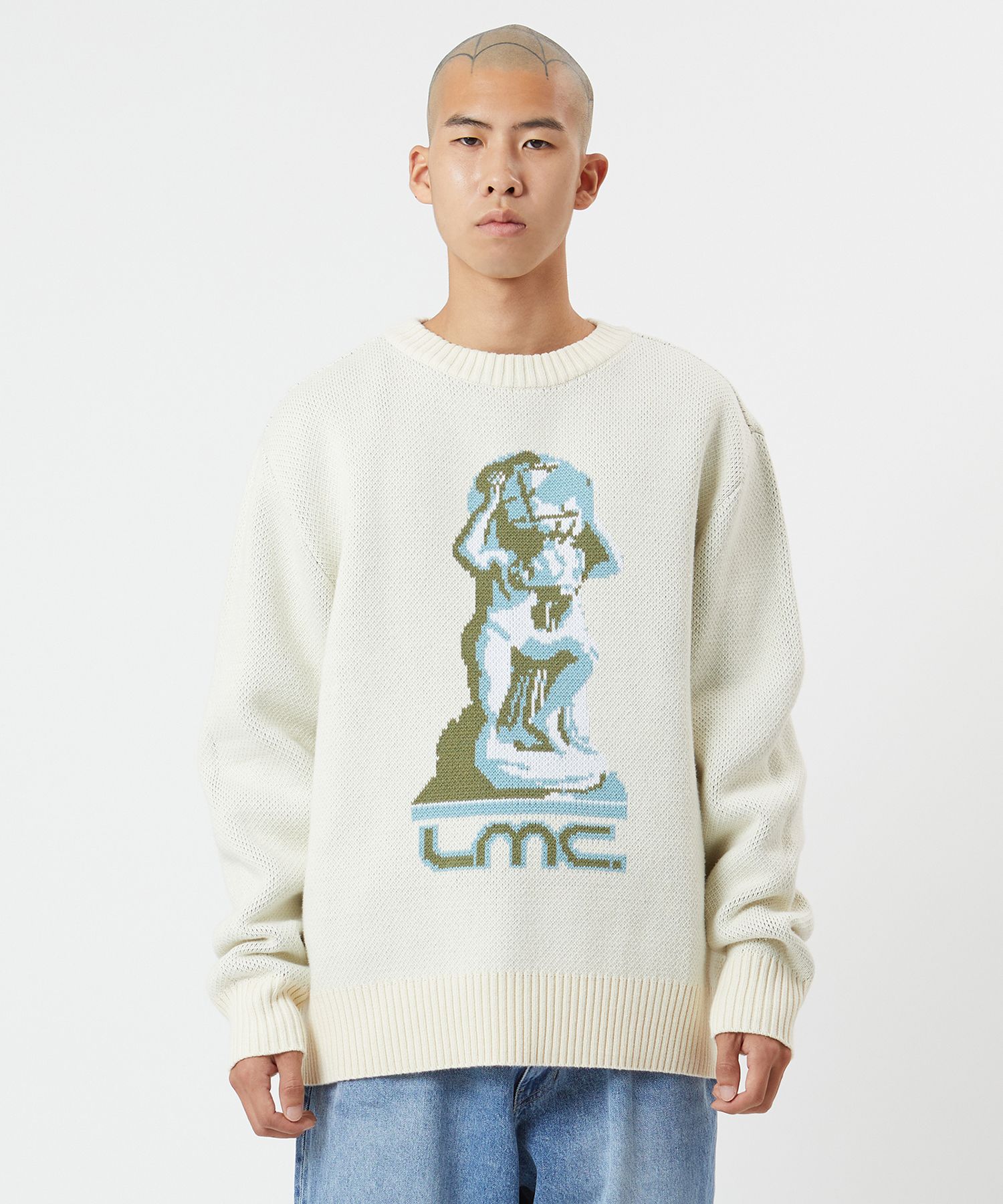 さらに100円引き◆LMC◆LMC ATLAS KNIT SWEATER MUSINSA公式 | LMC LMC ATLAS KNIT SWEATER ivory
