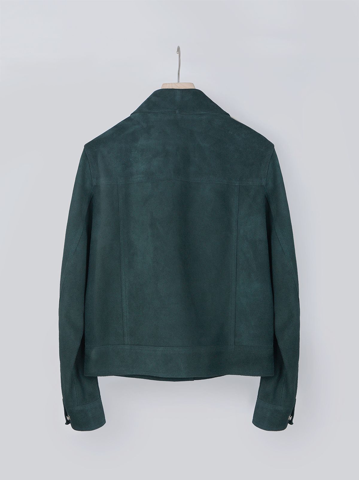 렘플레이스먼트(REMPLACEMENT) SUEDE JACKET - DEEP GREEN