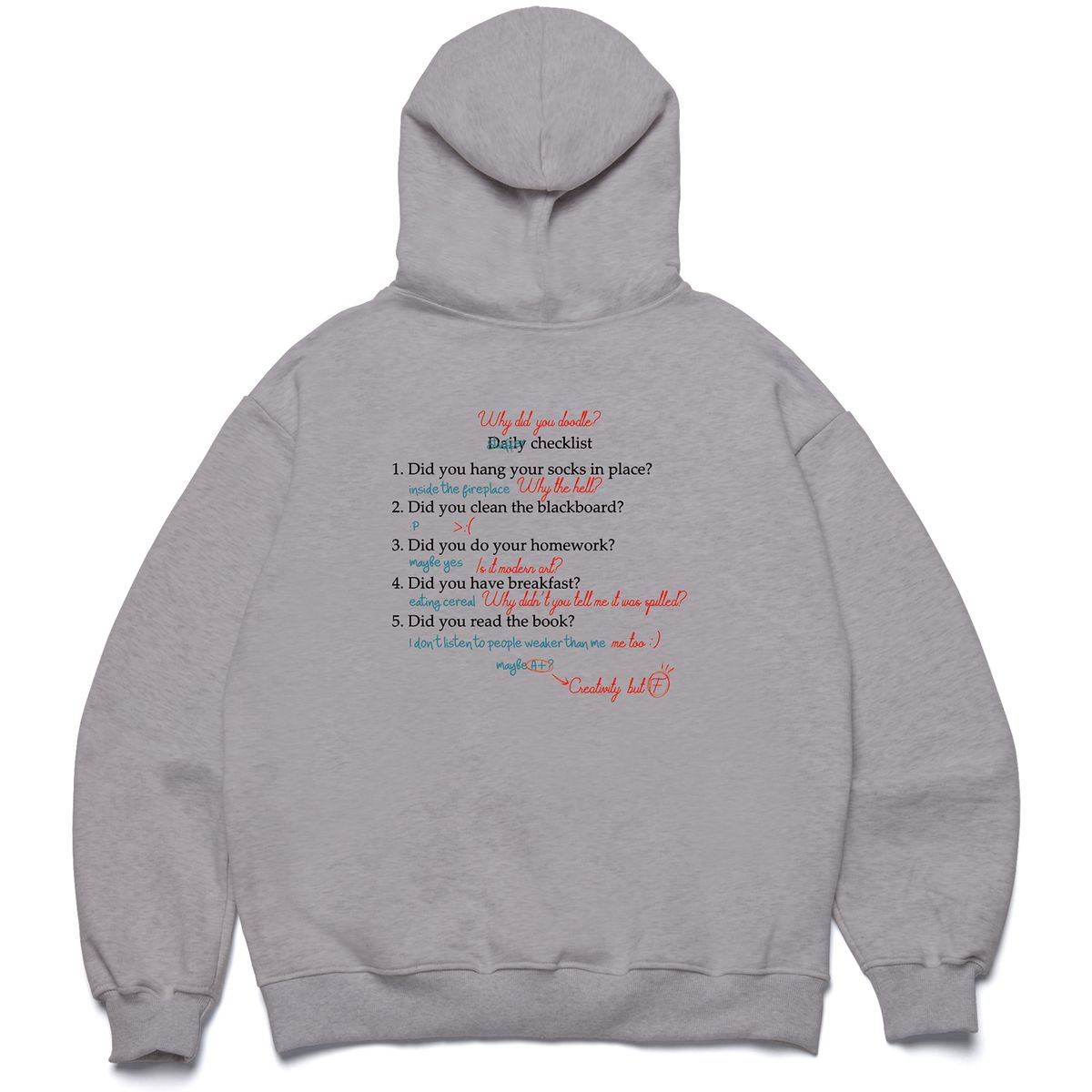 스터퍼(STUFFER) daily checklist HOODIE