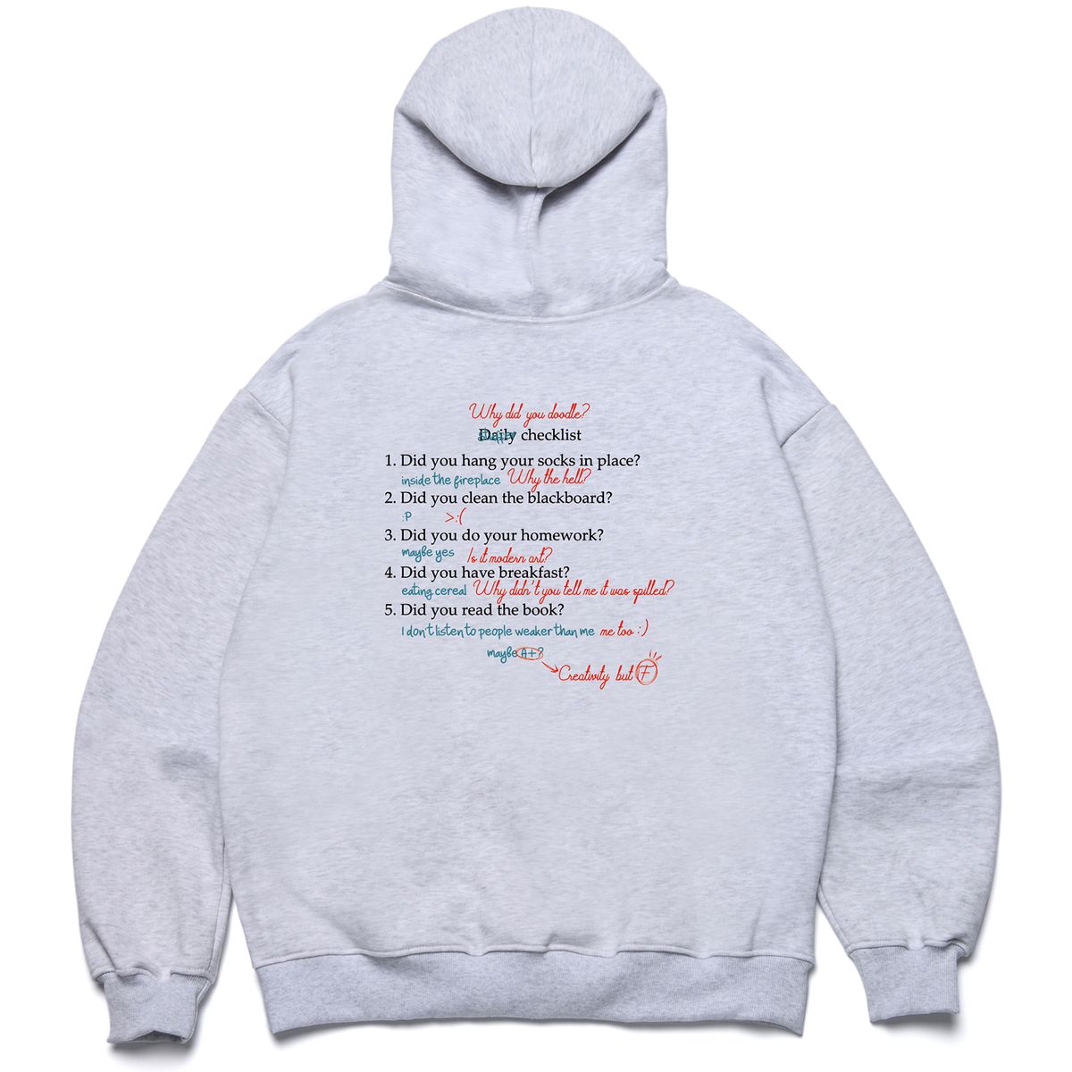 스터퍼(STUFFER) daily checklist HOODIE