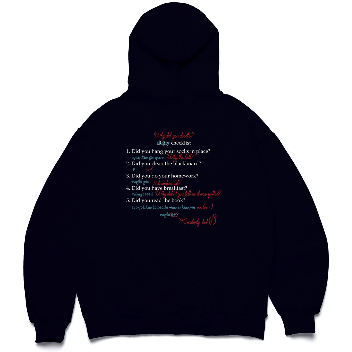 스터퍼(STUFFER) daily checklist HOODIE