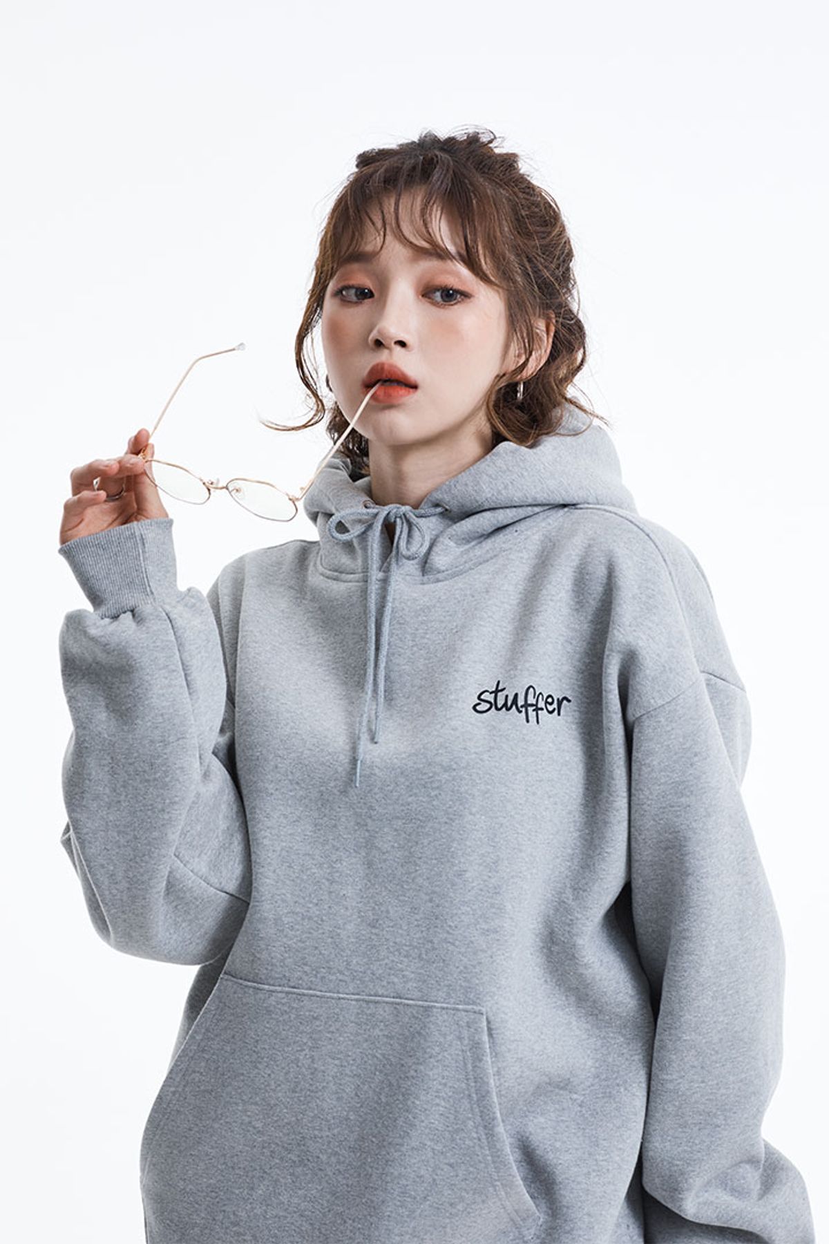 스터퍼(STUFFER) 너랑 친구 안해 HOODIE