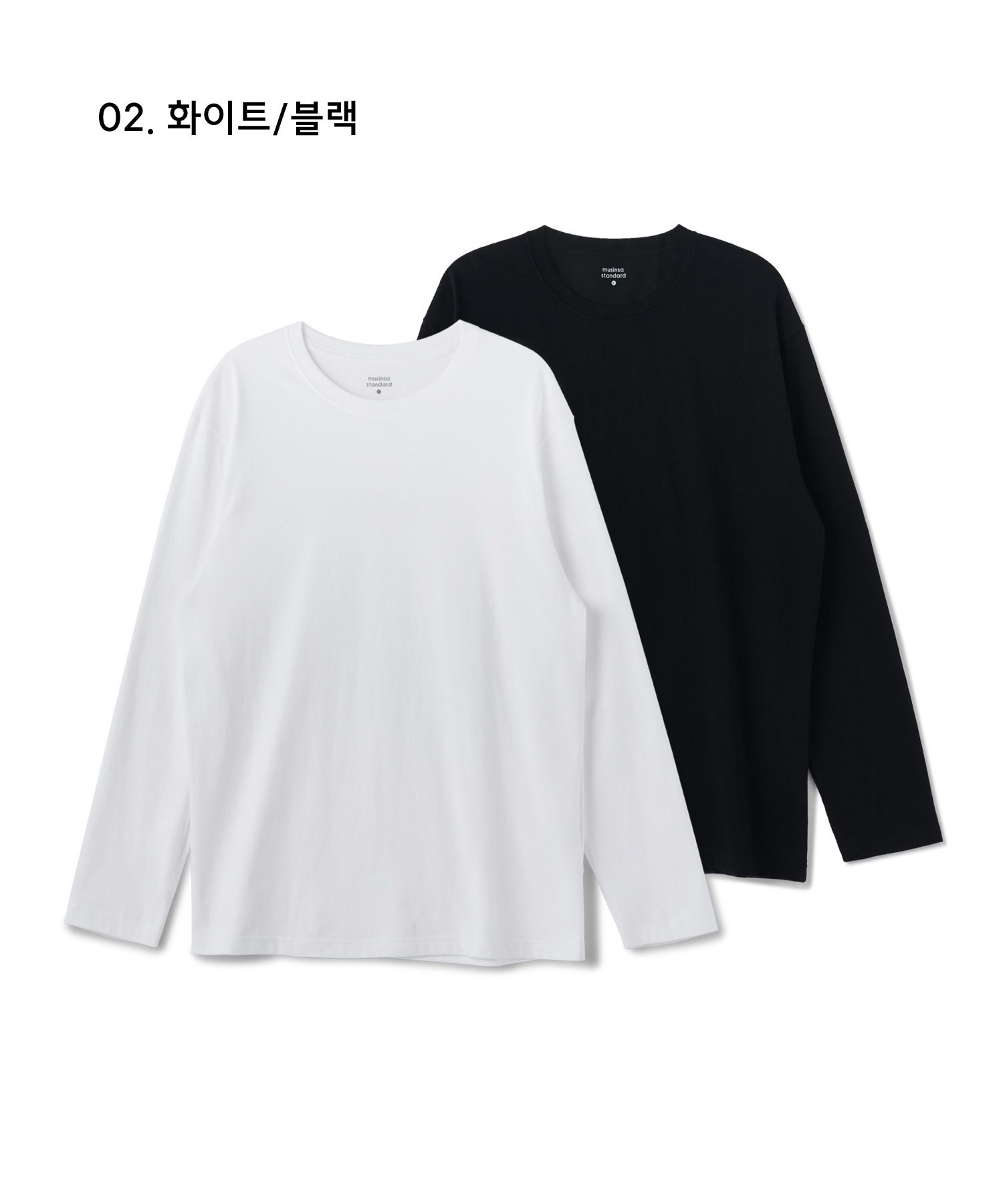 Tシャツ・カットソー *MUSINSA STANDARD* Supima Relaxed Crew Neck Long Sleeve T-Sh MUSINSA | MUSINSA STANDARD Supima Relaxed Crew Neck Long