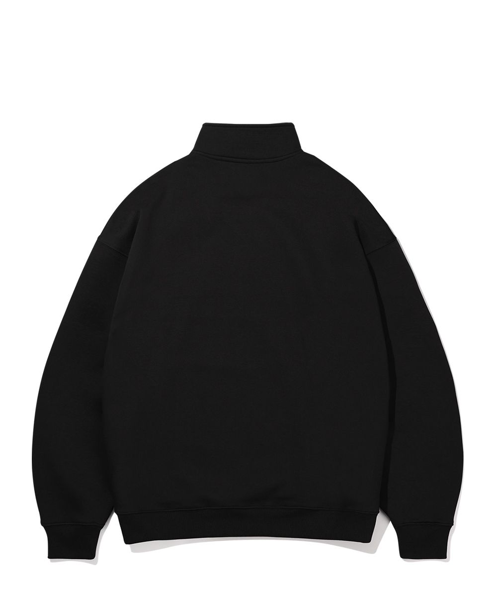 MUSINSA | GAINSBORO Laurel Golden Half Zip-up_Black