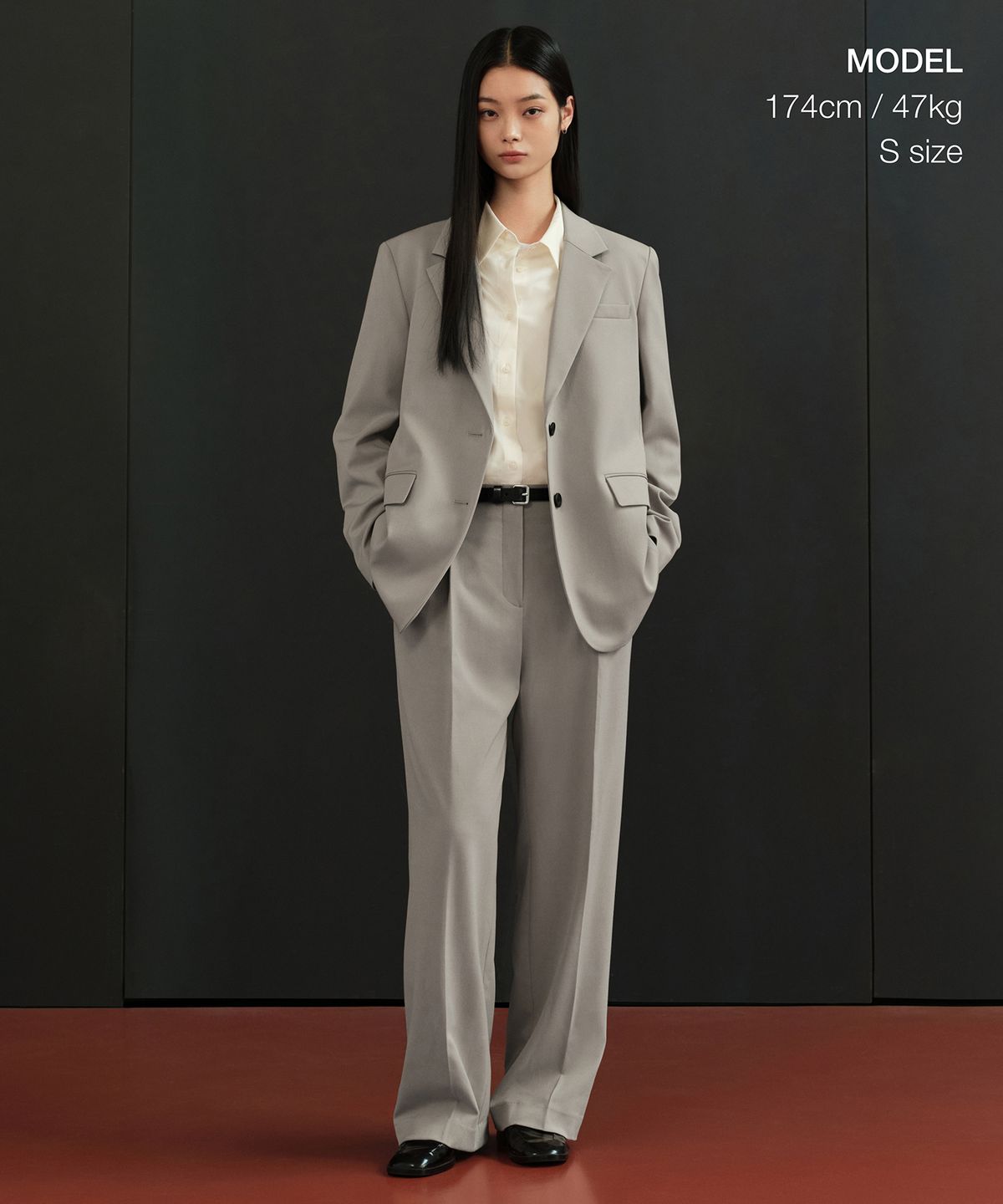 무신사 스탠다드 우먼(MUSINSA STANDARD WOMAN) 우먼즈 오버사이즈 블레이저 [라이트 베이지]