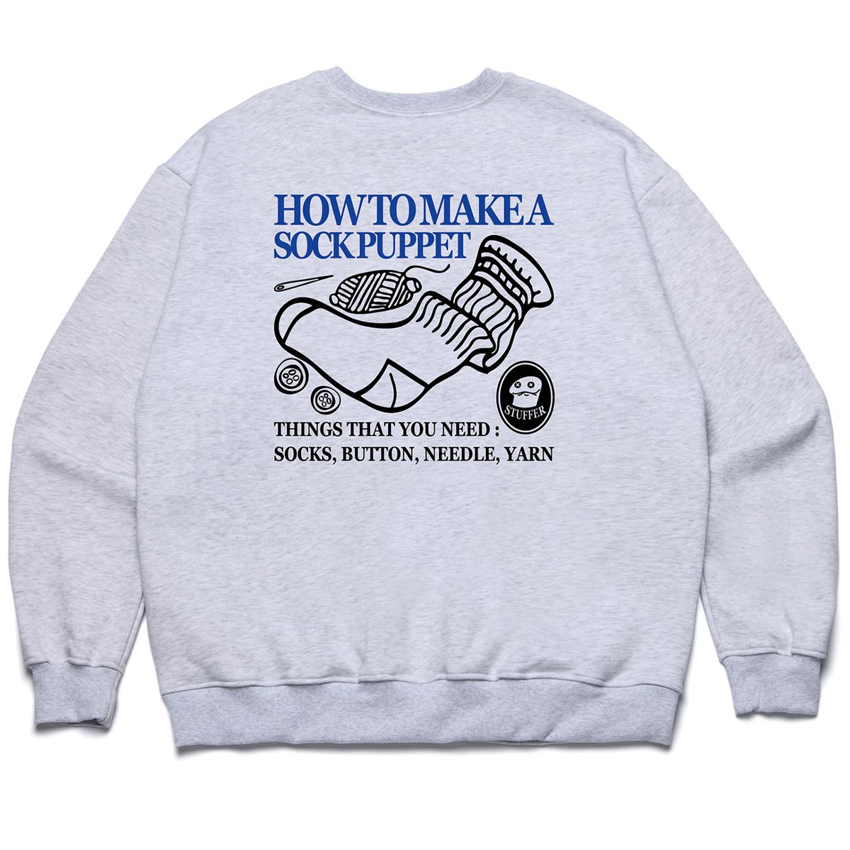 스터퍼(STUFFER) How to make a sock puppet Sweatshirts