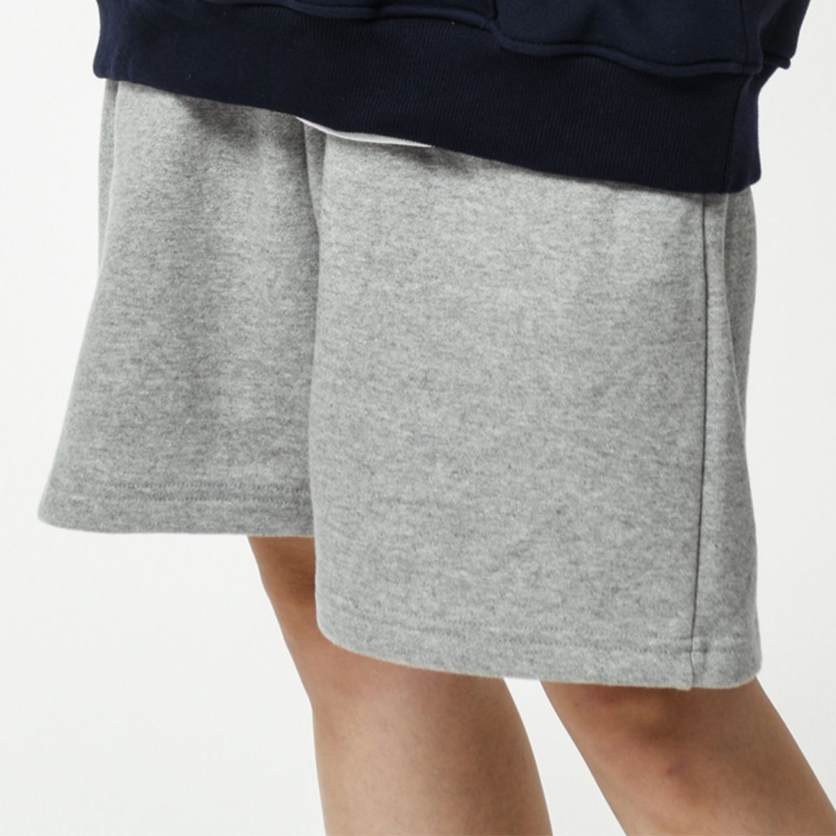 스터퍼(STUFFER) logo short sweat pants (5color/Gray)