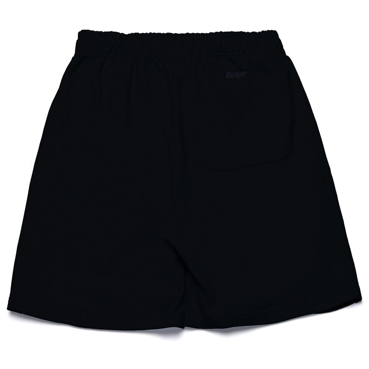 스터퍼(STUFFER) logo short sweat pants (5color/Black)