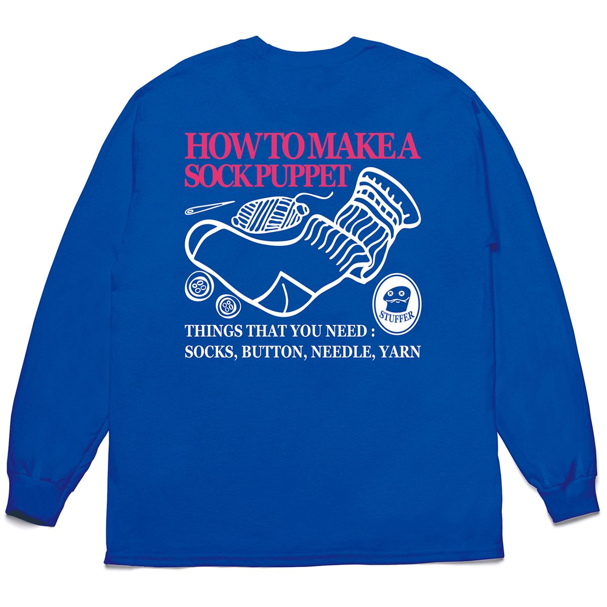 스터퍼(STUFFER) How to make a sock puppet Long sleeve