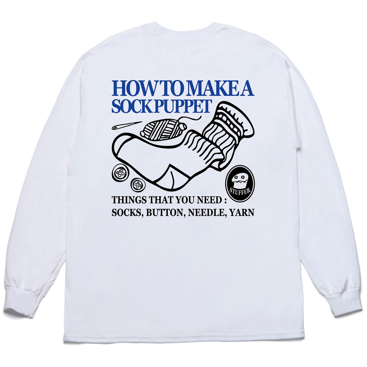 스터퍼(STUFFER) How to make a sock puppet Long sleeve