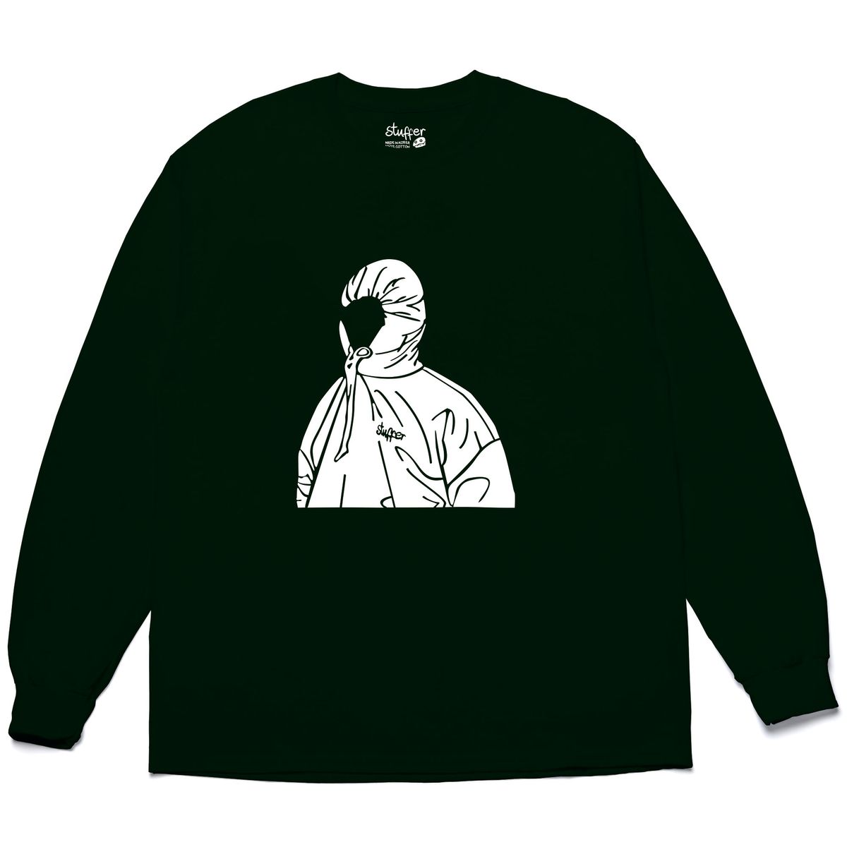 스터퍼(STUFFER) Hooded nerd Long sleeve