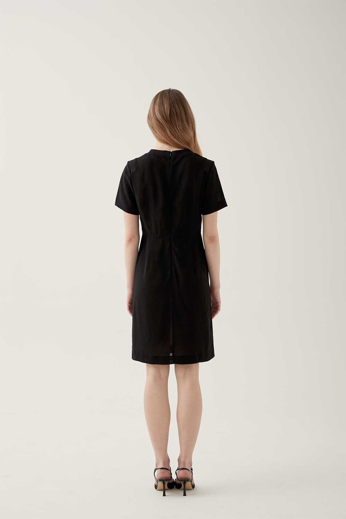 레터스(LETTUCE) 비스코스셔링미디원피스(black)