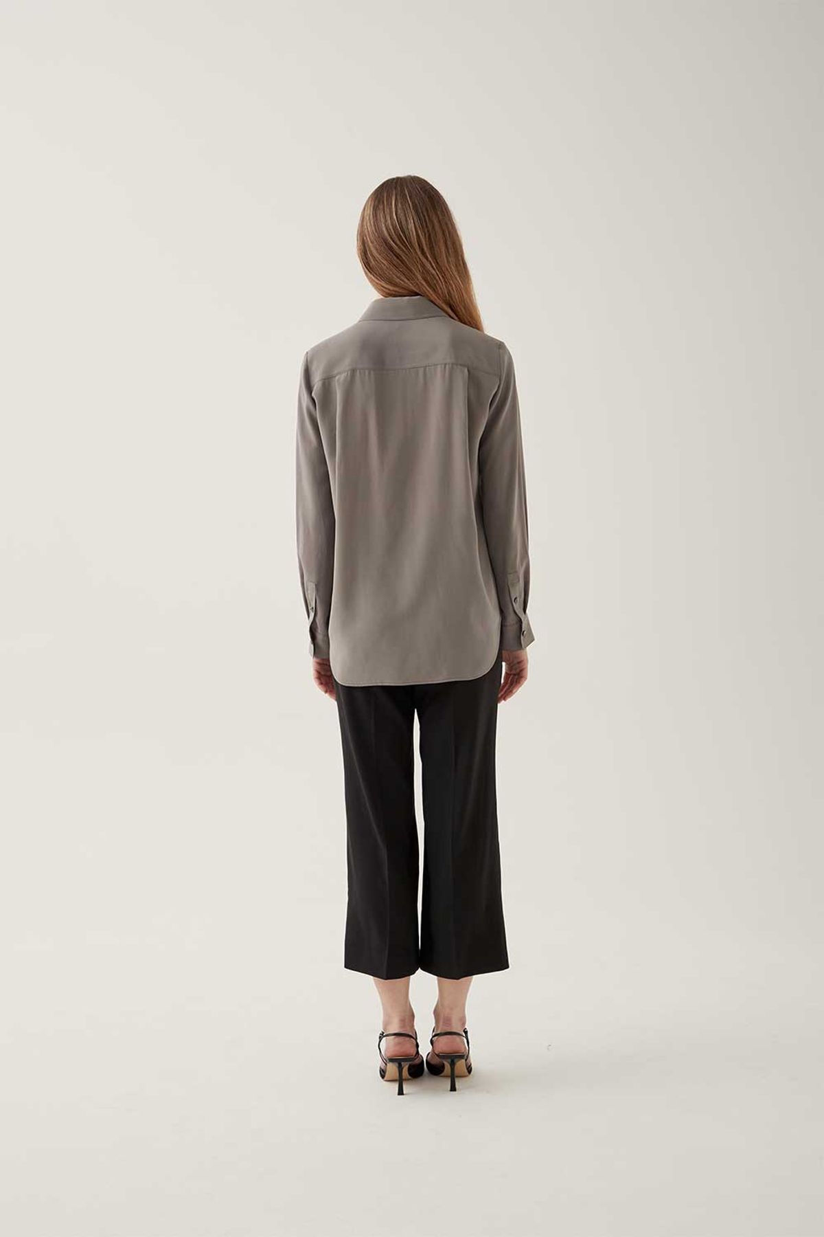 레터스(LETTUCE) 실크롱슬리브셔츠(grey)