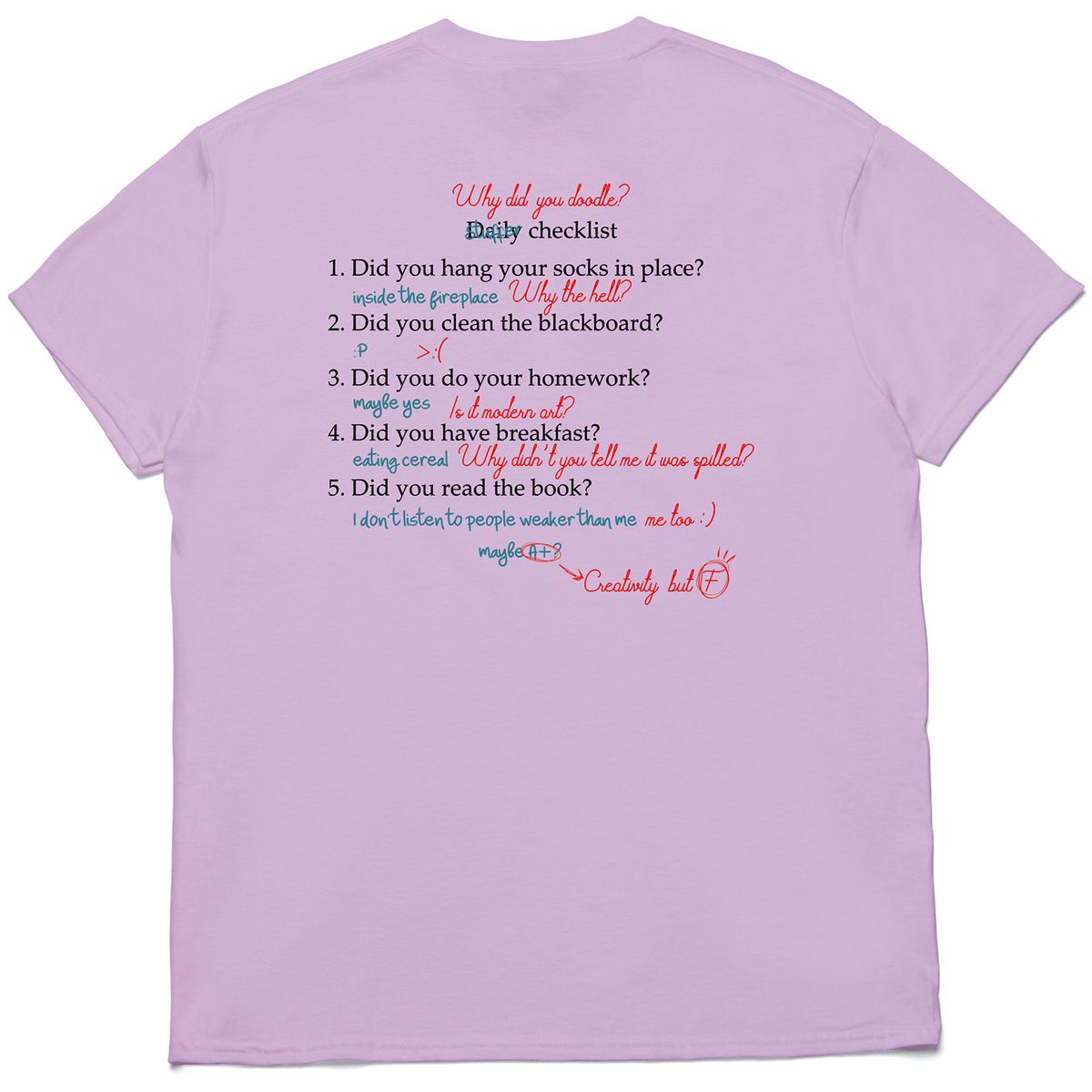 스터퍼(STUFFER) daily chaecklist T-shirts