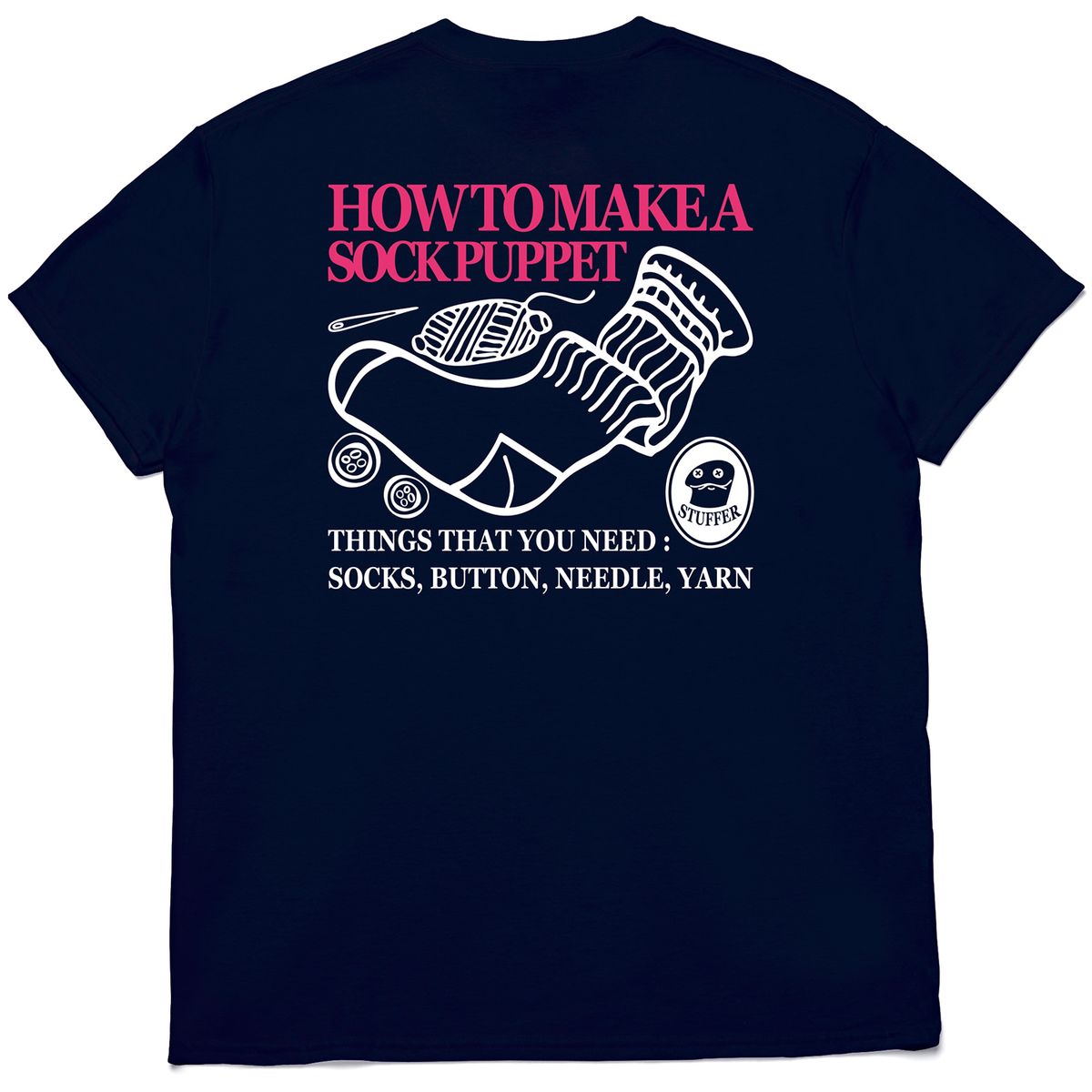 스터퍼(STUFFER) How to make a sock puppet T-shirts
