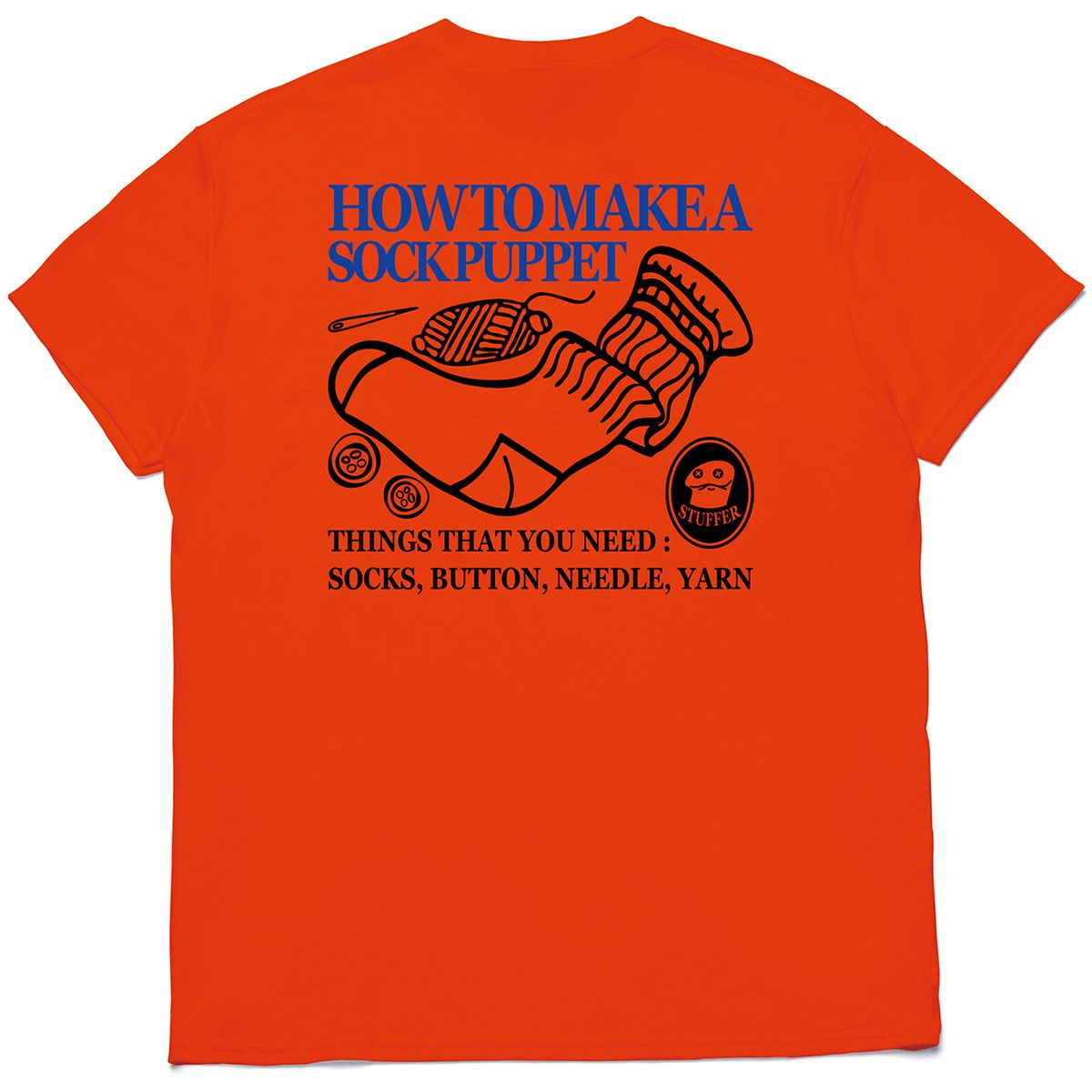 스터퍼(STUFFER) How to make a sock puppet T-shirts