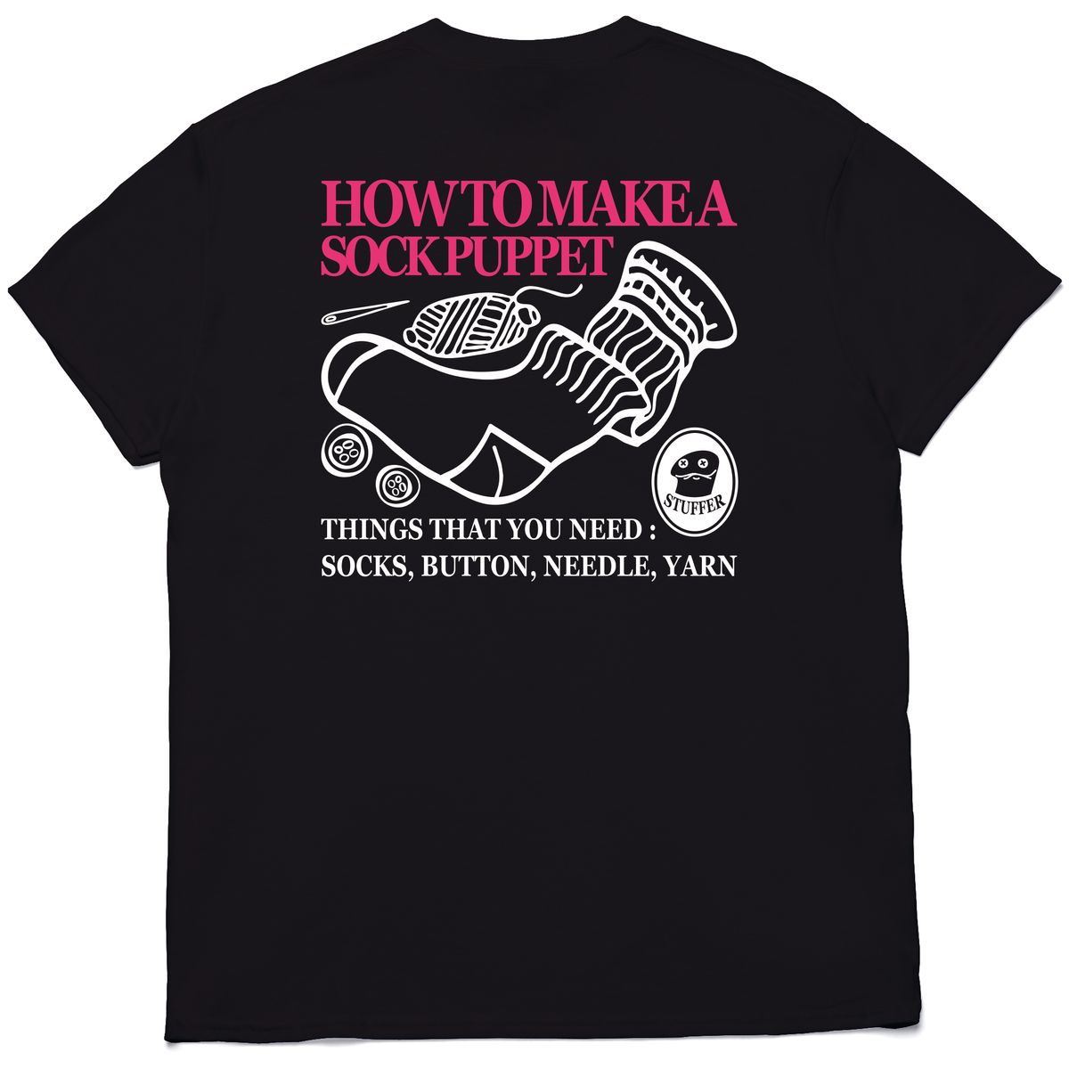 스터퍼(STUFFER) How to make a sock puppet T-shirts