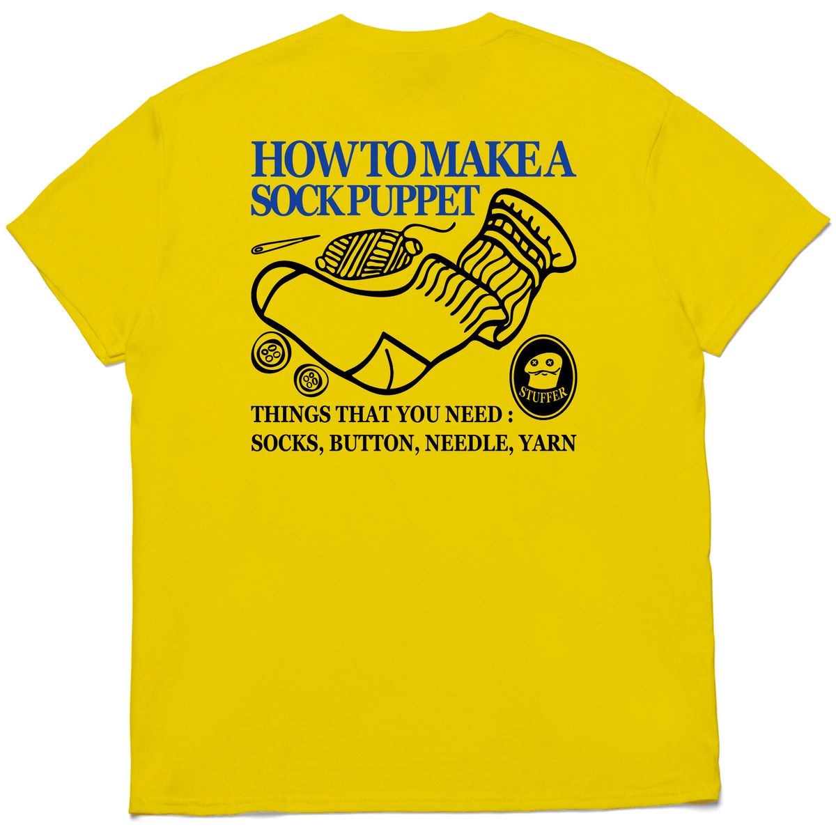 스터퍼(STUFFER) How to make a sock puppet T-shirts