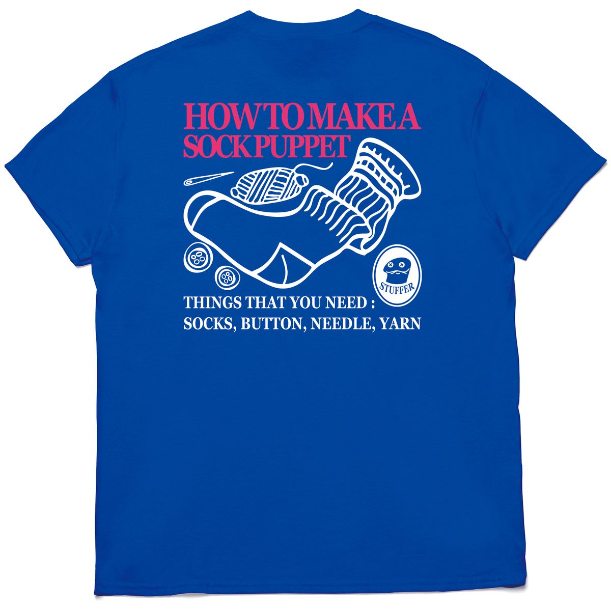 스터퍼(STUFFER) How to make a sock puppet T-shirts