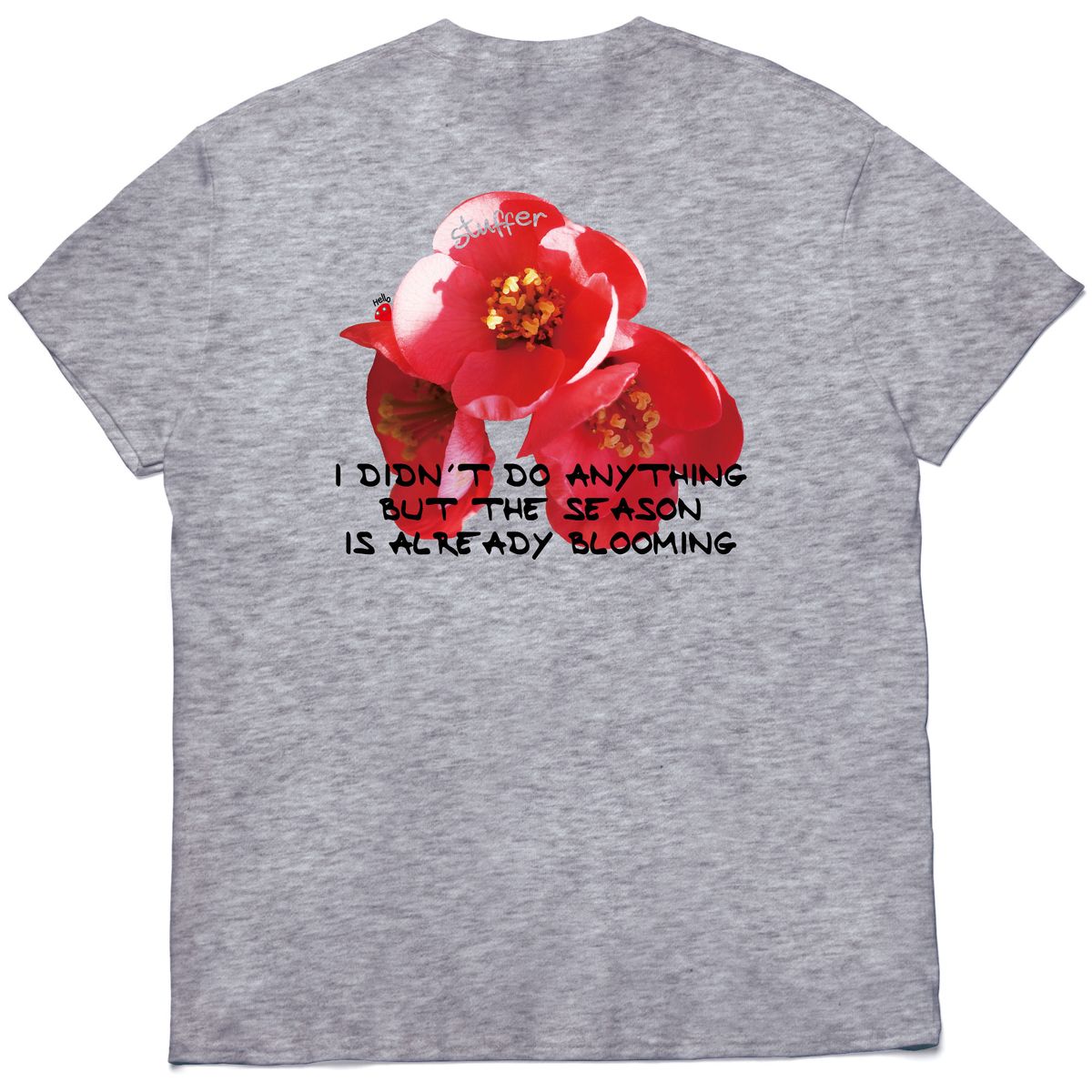 스터퍼(STUFFER) camellia T-shirts