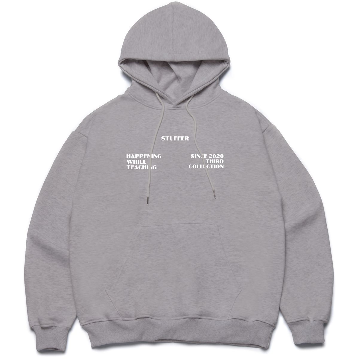 스터퍼(STUFFER) reflect logo Hoodie