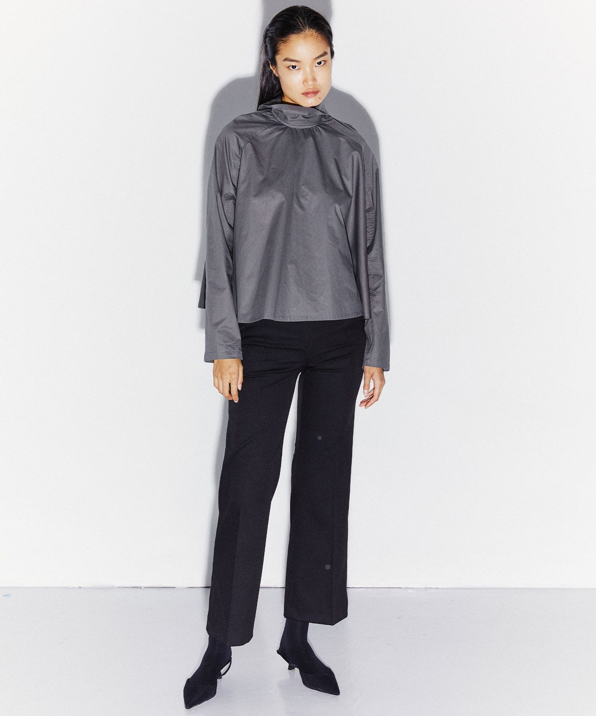 킴도(KIMDOH) TAILORED BOOT CUT PANTS BLACK