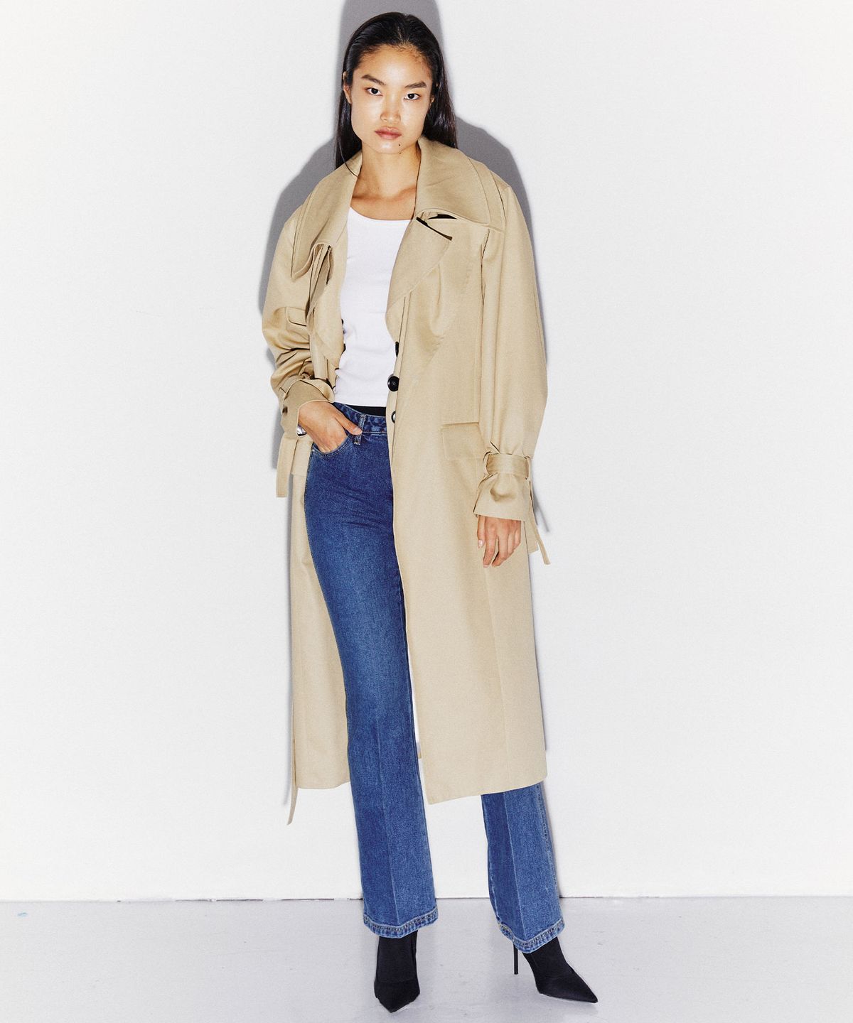 킴도(KIMDOH) COTTON TWILL TRENCH COAT BEIGE