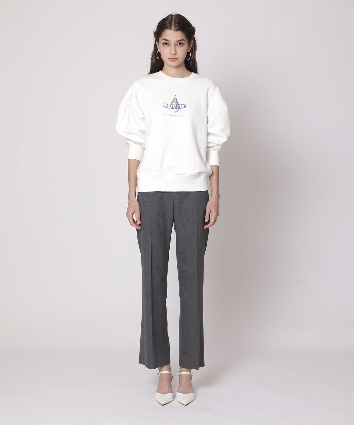 아이스가든에이오공팔(ICE GARDEN A.508) Water Drop Print Sweatshirt