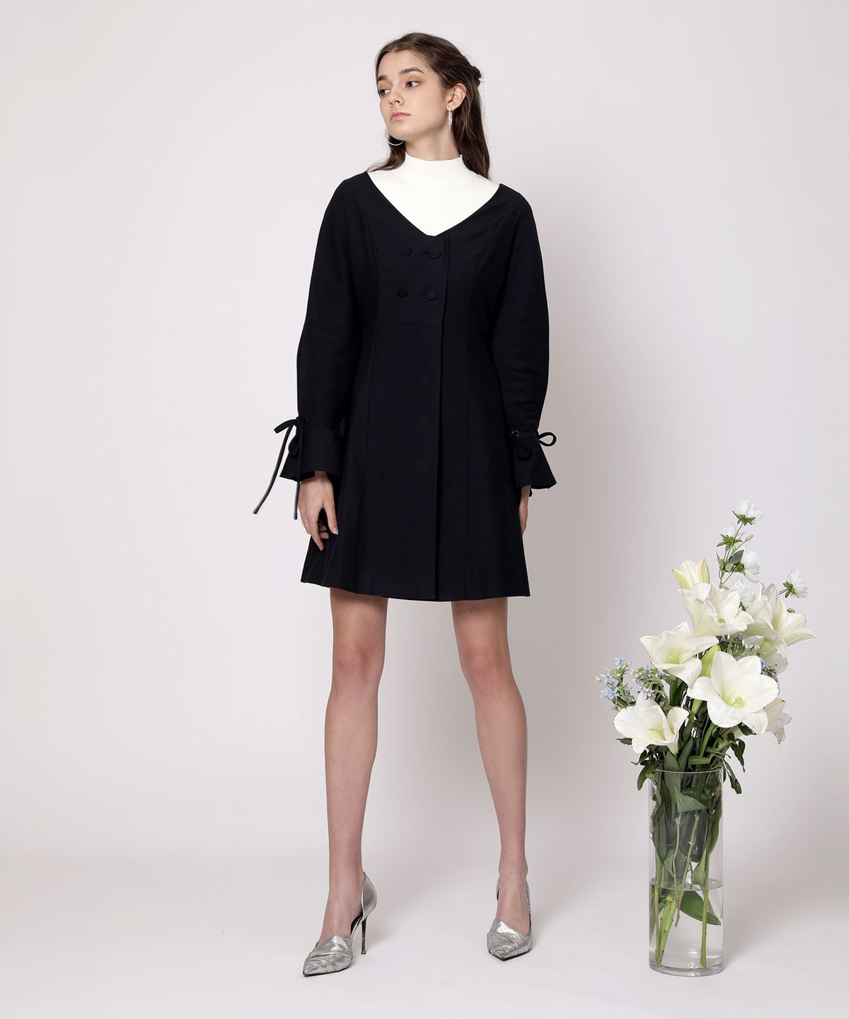 아이스가든에이오공팔(ICE GARDEN A.508) Bell Sleeve Trench Coat