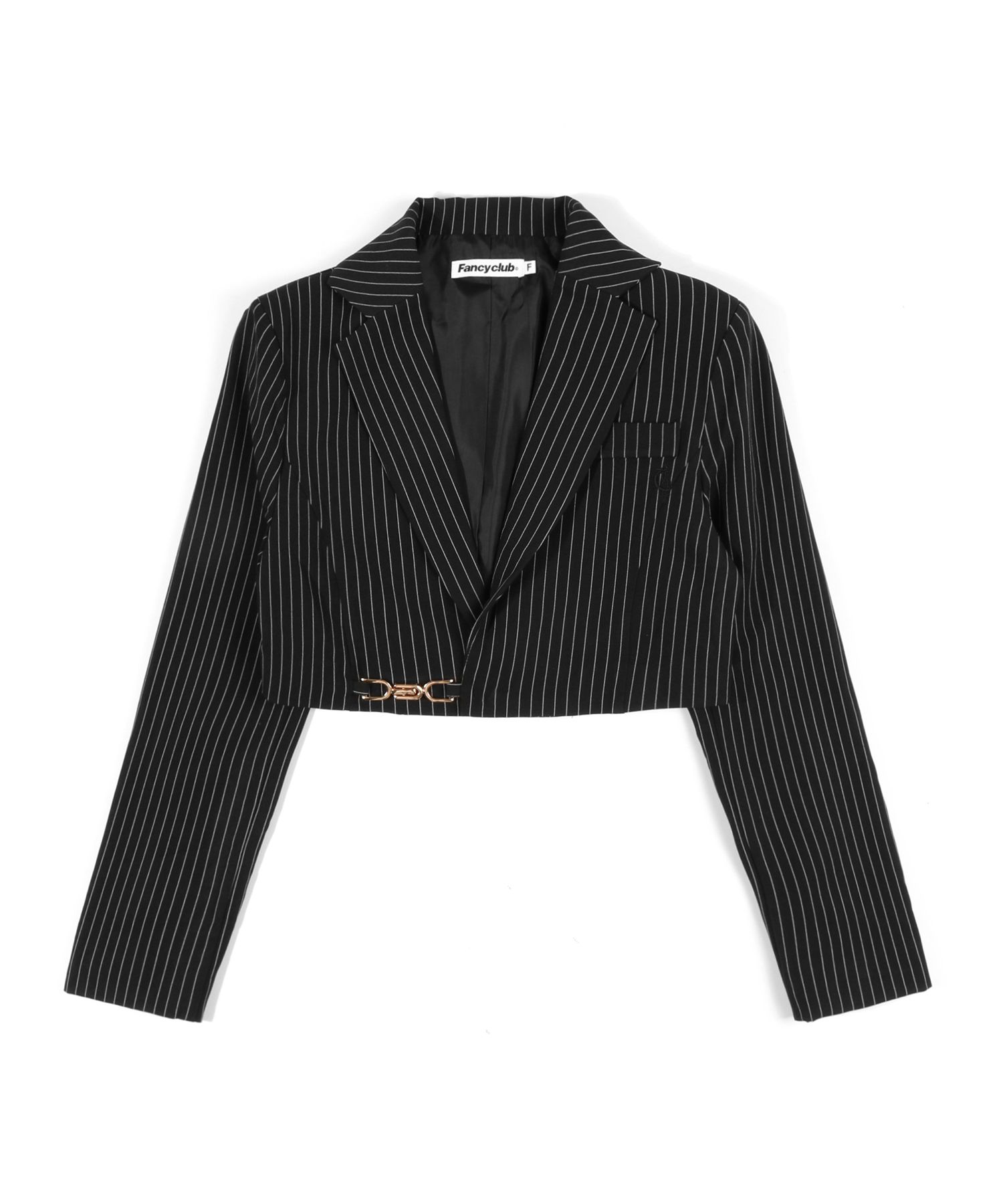MUSINSA | FANCY CLUB [NF] FANCY BUCKLE JACKET SETUP (BLK