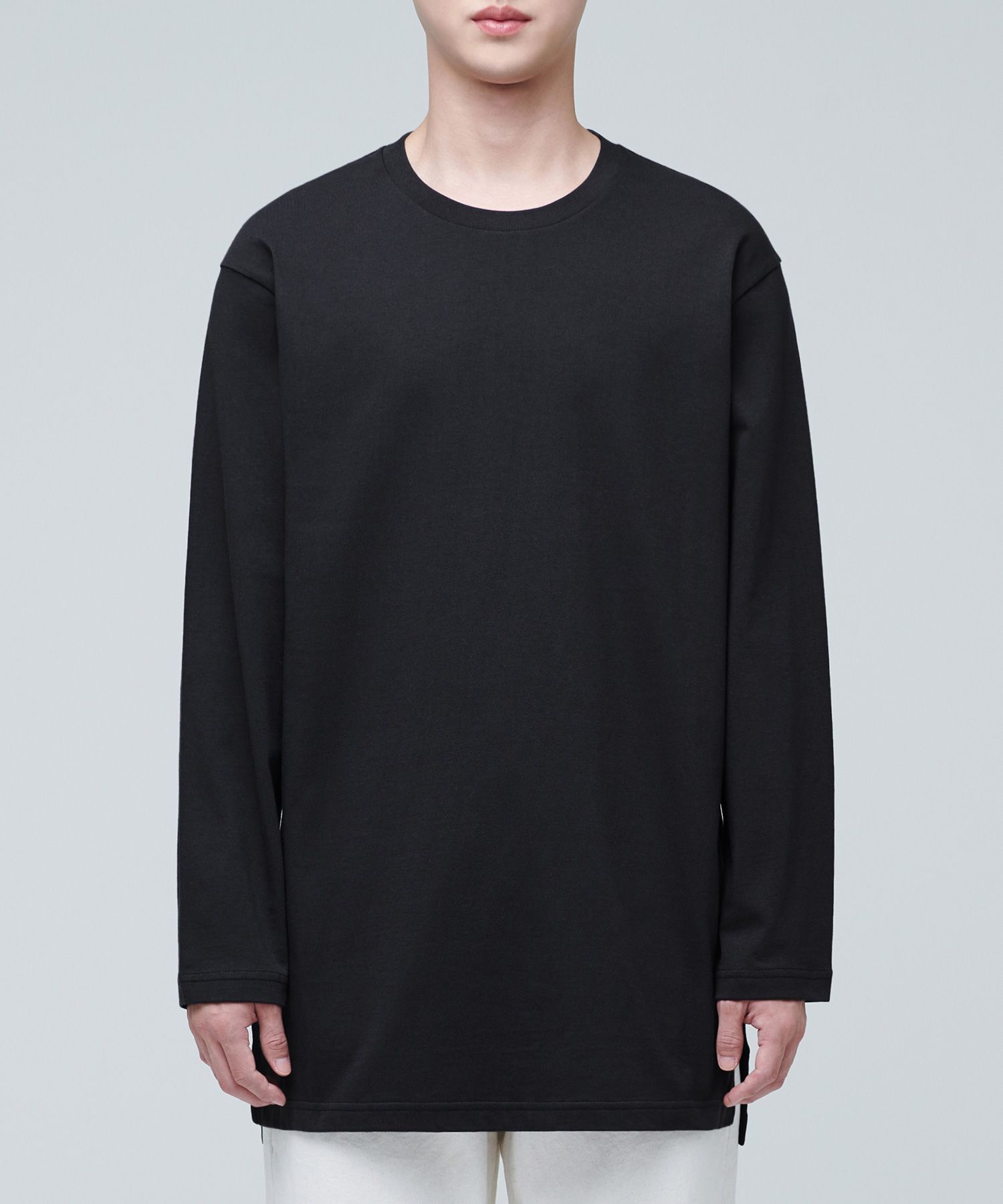 Tシャツ・カットソー *MUSINSA STANDARD* Layered Crew Neck Long Sleeve T-ShirtLong MUSINSA | MUSINSA STANDARD LAYERED CREWNECK LONG SLEEVE T