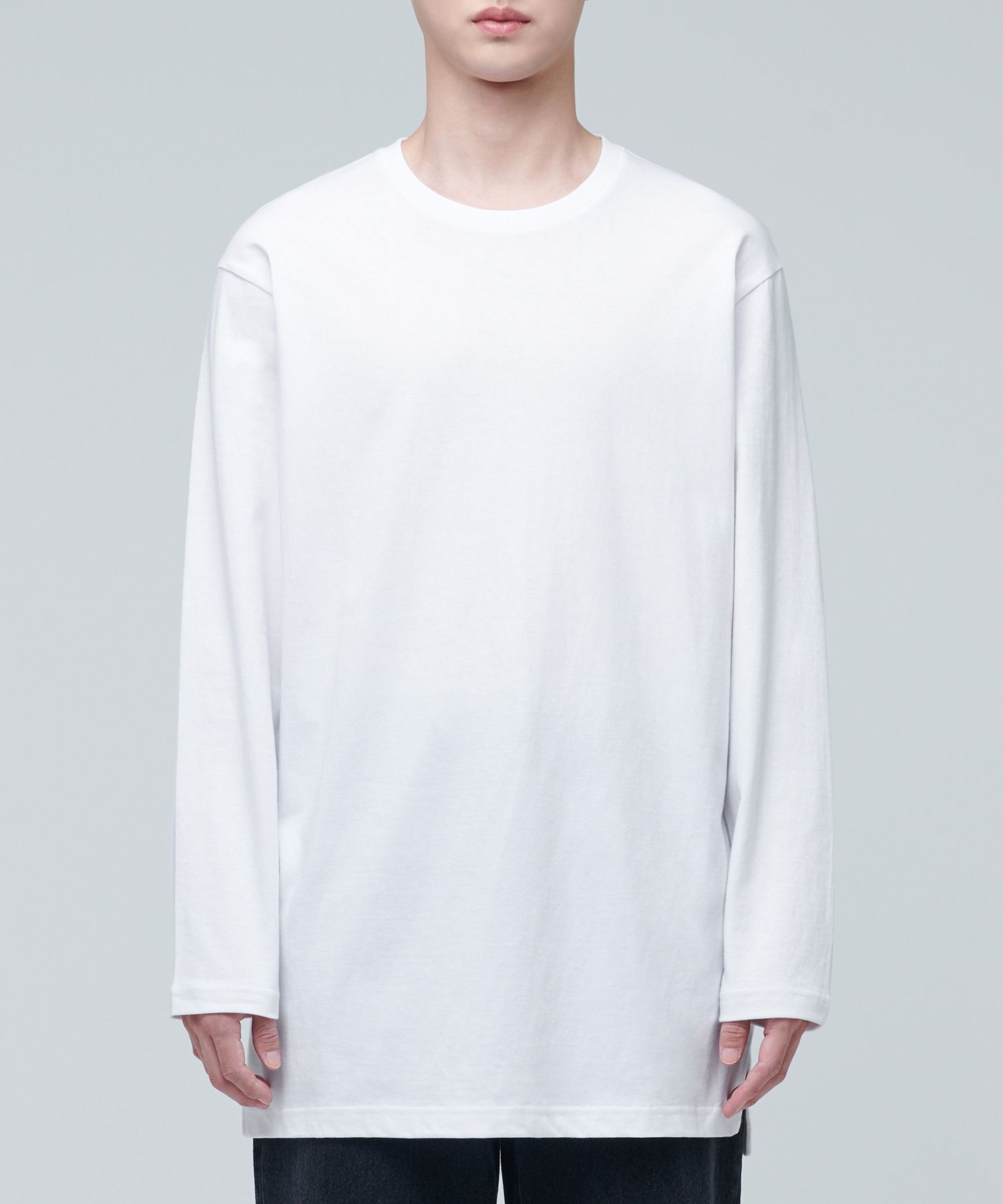 Tシャツ・カットソー *MUSINSA STANDARD* Layered Crew Neck Long Sleeve T-ShirtLong MUSINSA | MUSINSA STANDARD Layered Crew Neck Long Sleeve T