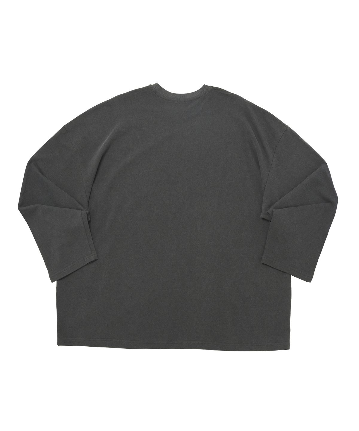 어낫띵(A NOTHING) VINTAGE P. DYEING TWO-POCKET BOX TEE (Charcoal)